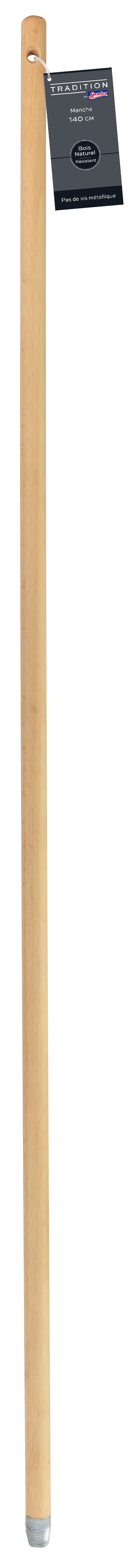 Manche à balai et à raclette en bois TRADITION BY SPONTEX