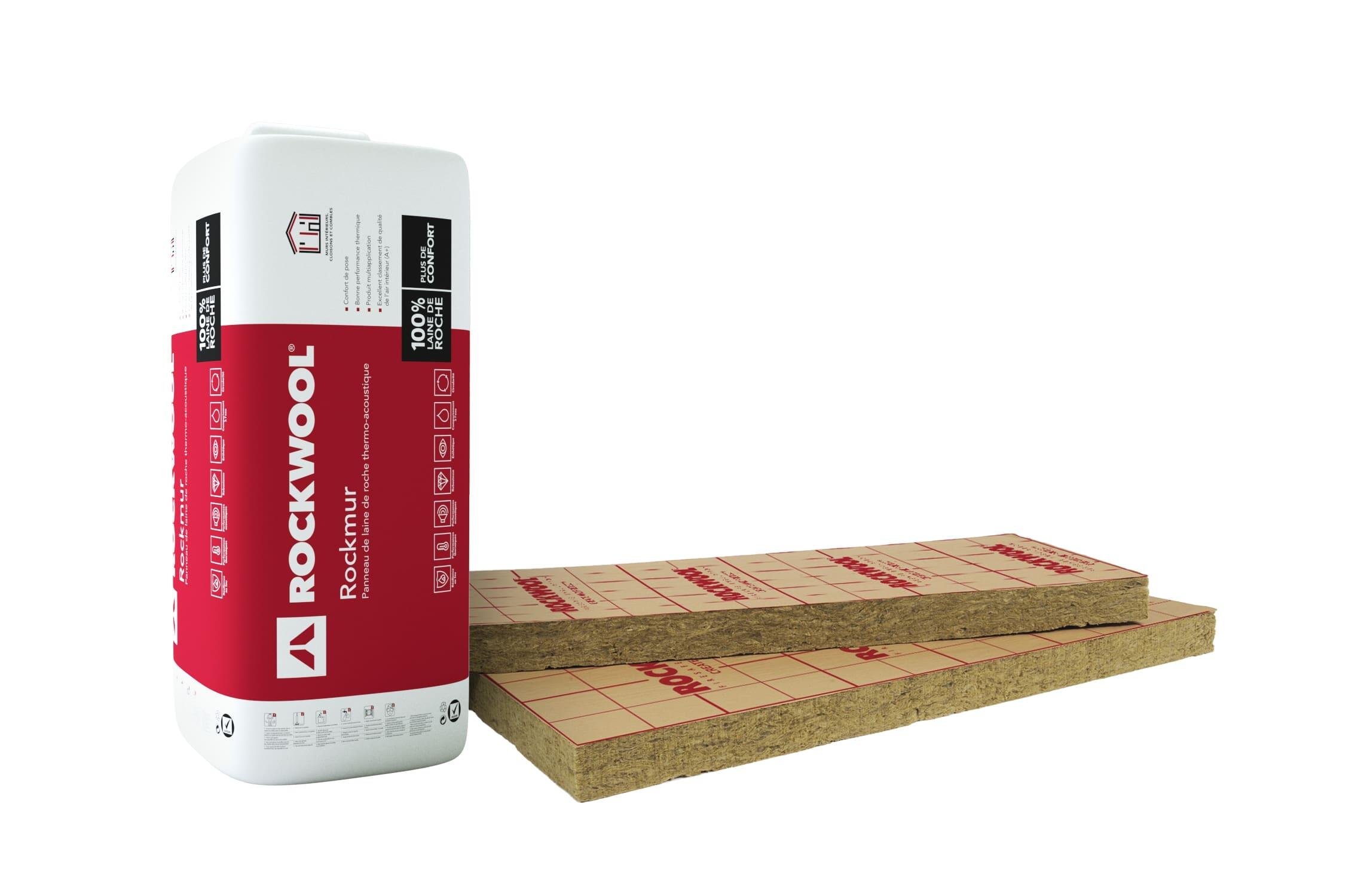 Laine de roche Rockwool Leroy Merlin