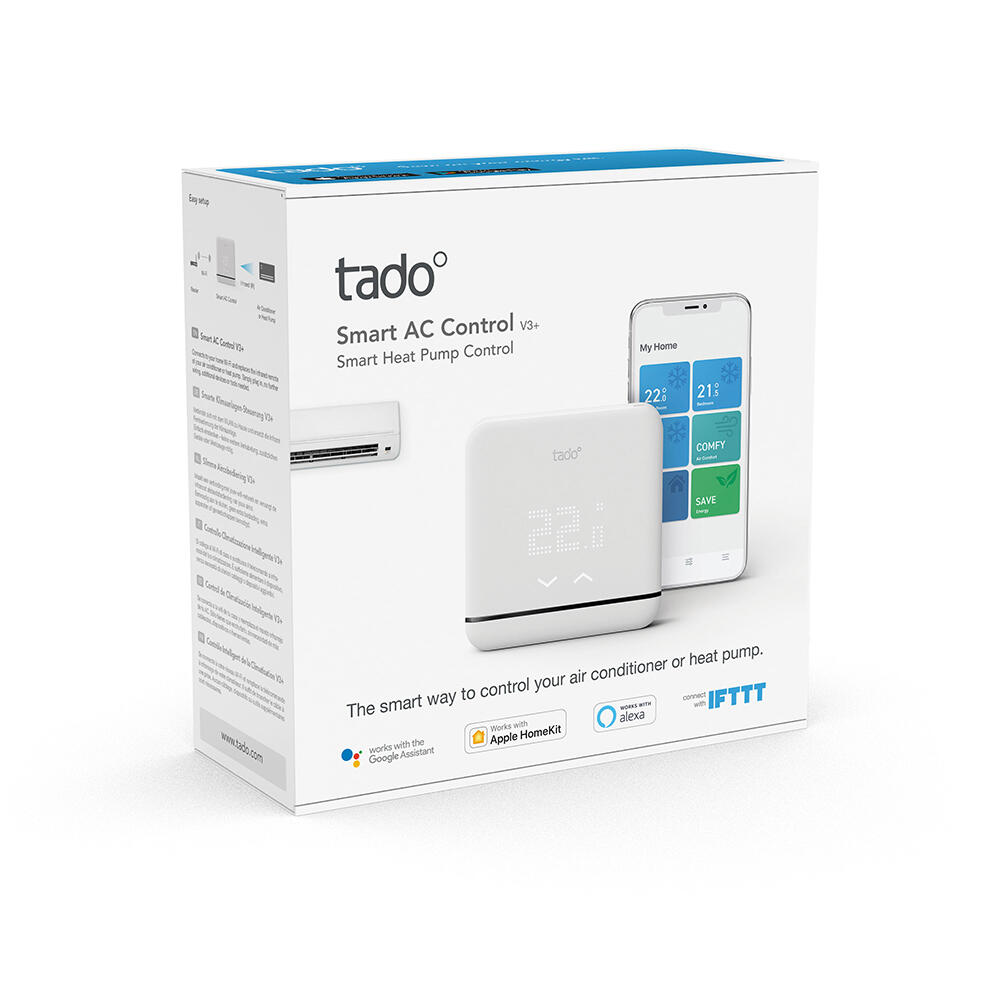 Thermostat connecté pour climatisation et pompe à chaleur, sans fil, TADO V3+ - 6