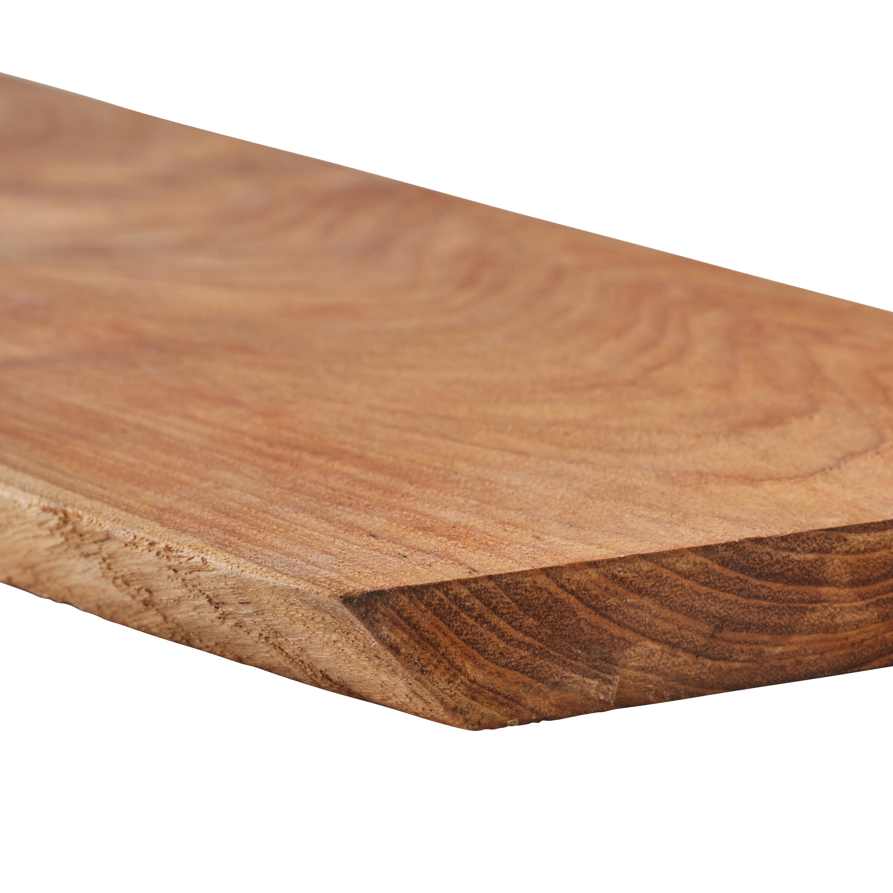 Etagère murale en teck avec bord naturel, L.60 cm x P.18 cm - 4