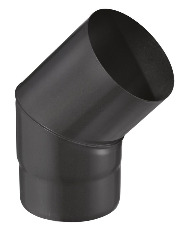 Coude émaillé 45° pour raccordement JONCOUX Diam.150 mm L.16cm Ep. 0.7mm