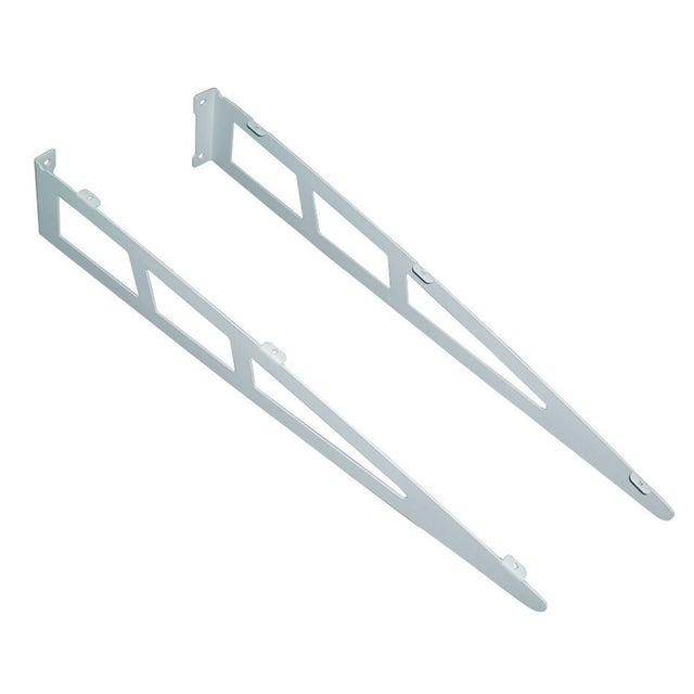 Struttura per pensilina in alluminio grigio L 33 x P 93 cm struttura in alluminio