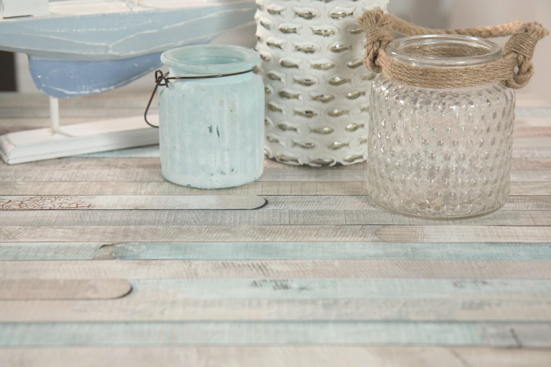 Adhésif décoratif D-C-FIX Effet bois peint, rio ocean l.0.675 x L.2 m - 3