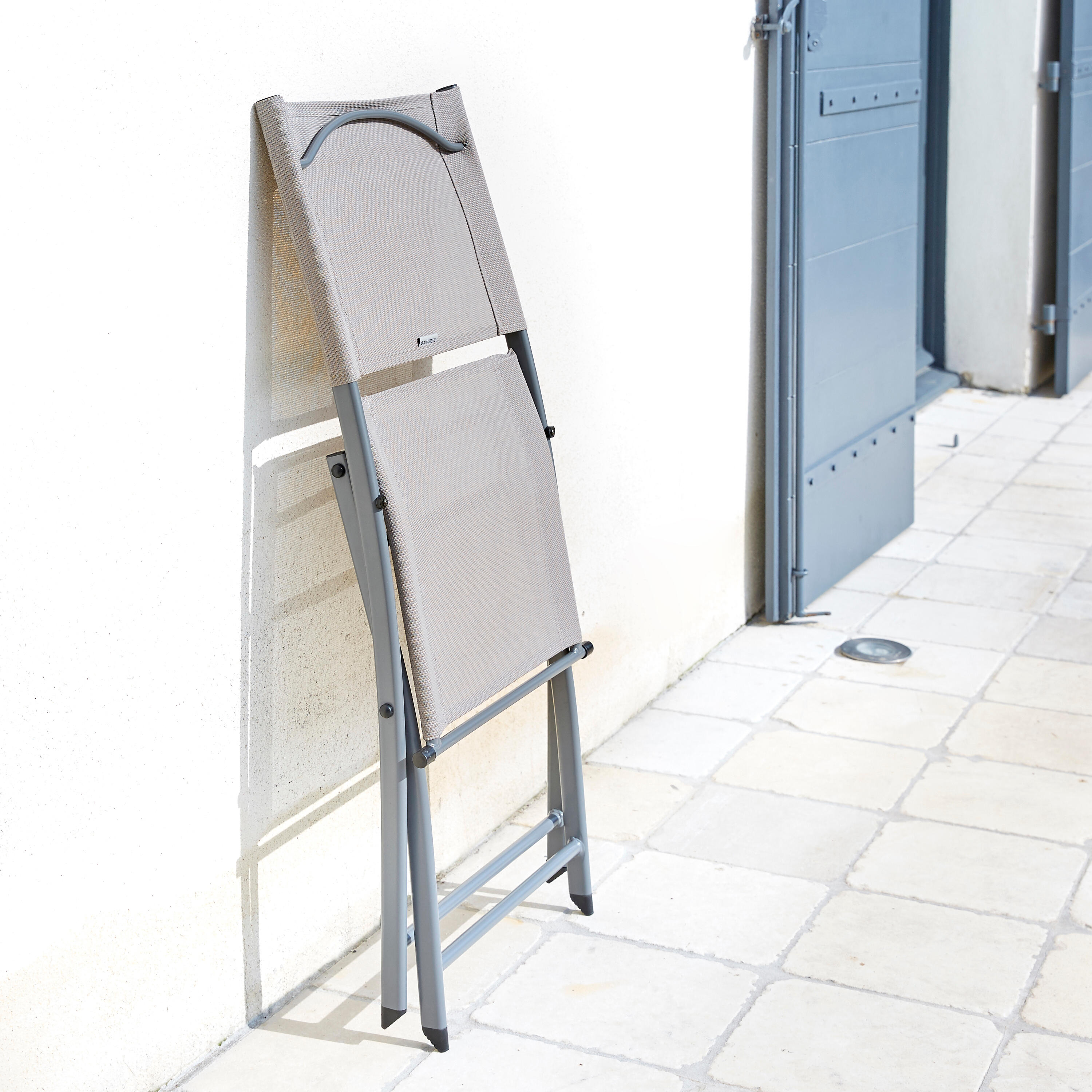 Chaise de jardin NATERIAL Emys en acier gris - 2