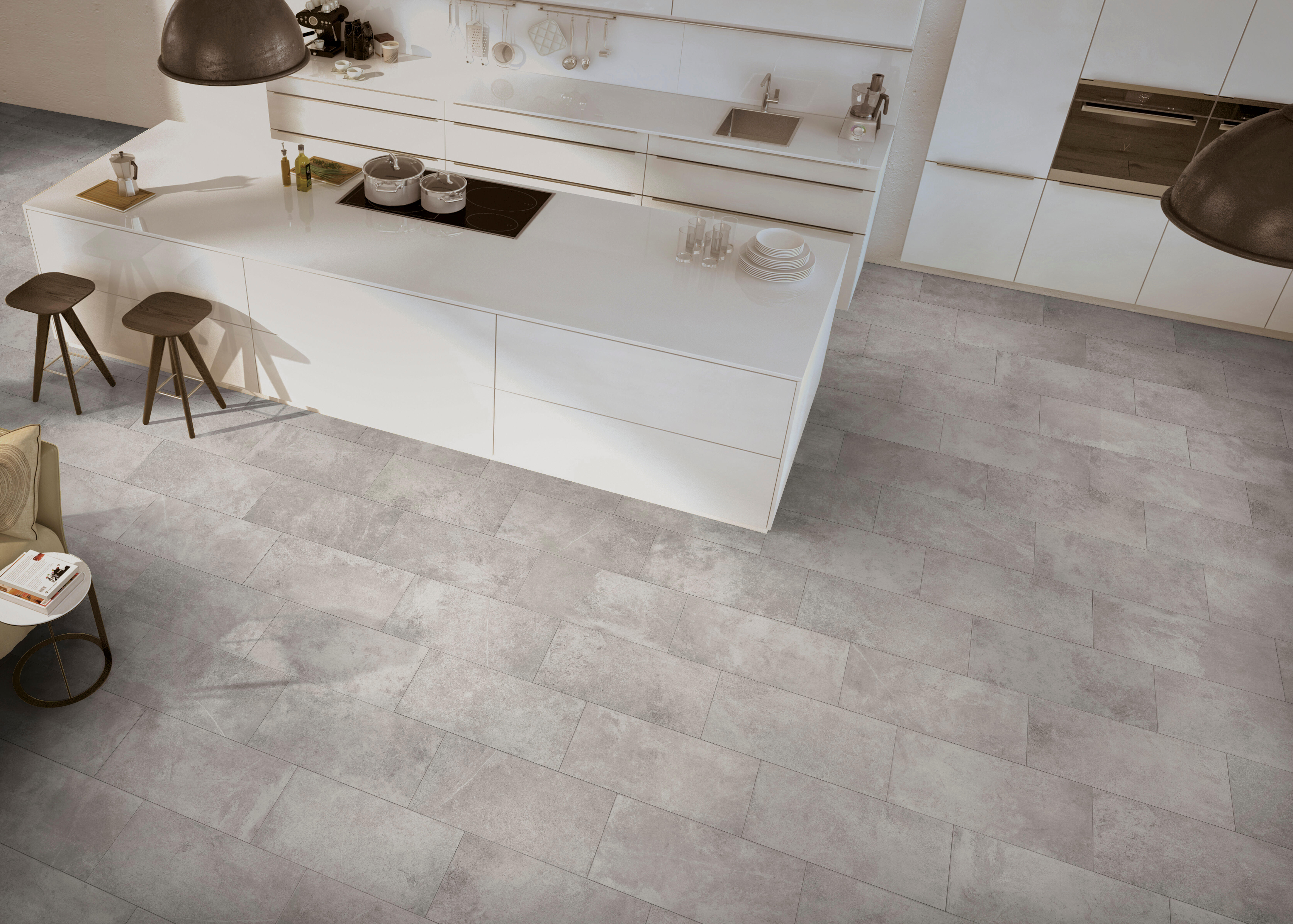 Carrelage mur intérieur effet marbre gris Windsor l.30 x L.60 cm ARTENS