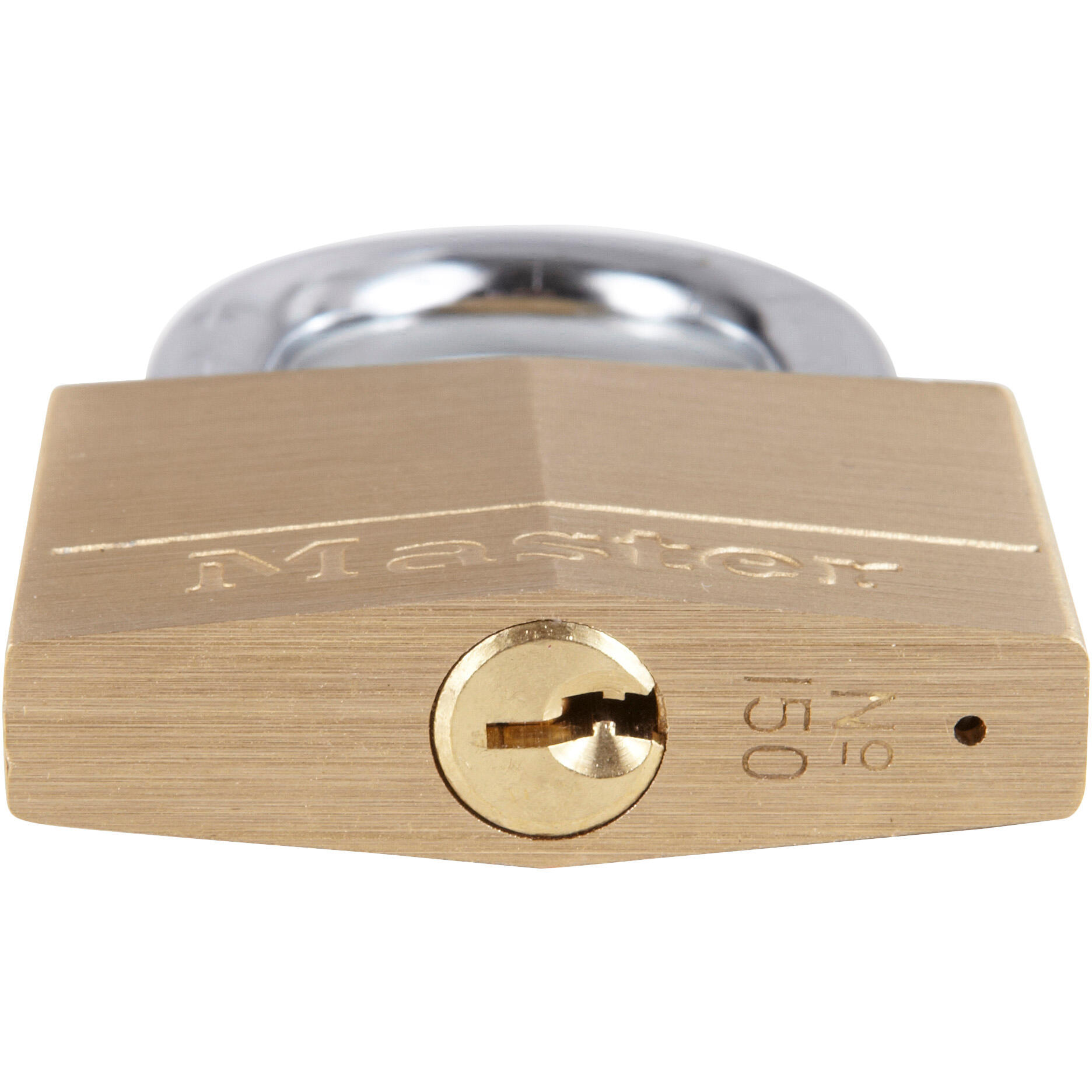 Lot de 2 cadenas avec clé MASTER LOCK laiton, l.40 mm - 2