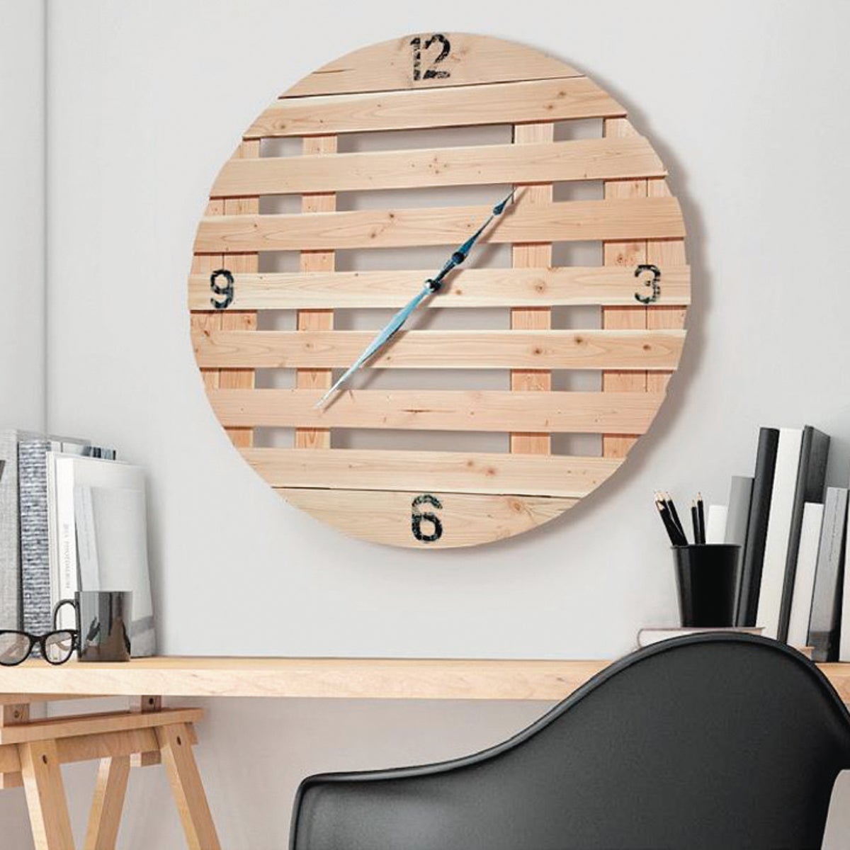 Piano tavolo in abete grezzo 44 mm Ø 1200 mm - 10