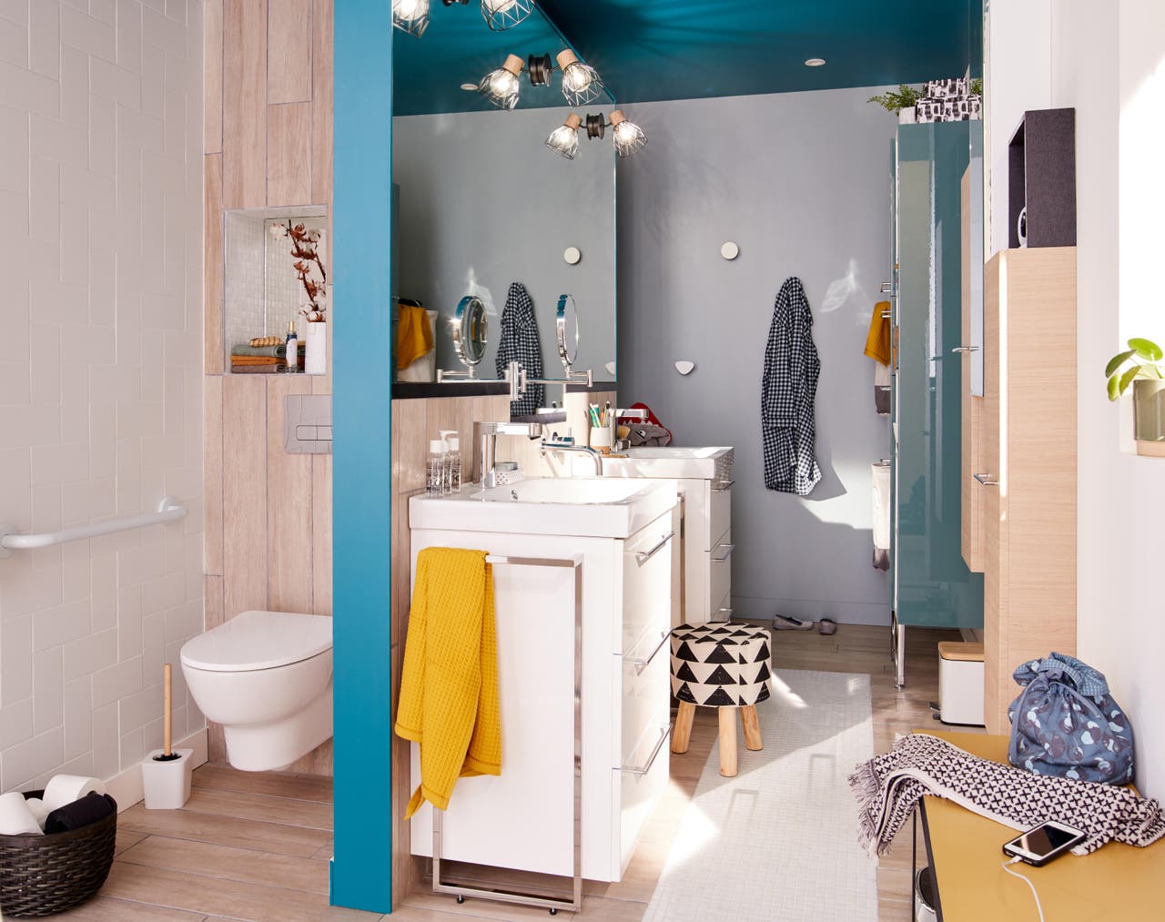 Diapositive Une salle de bains optimisée