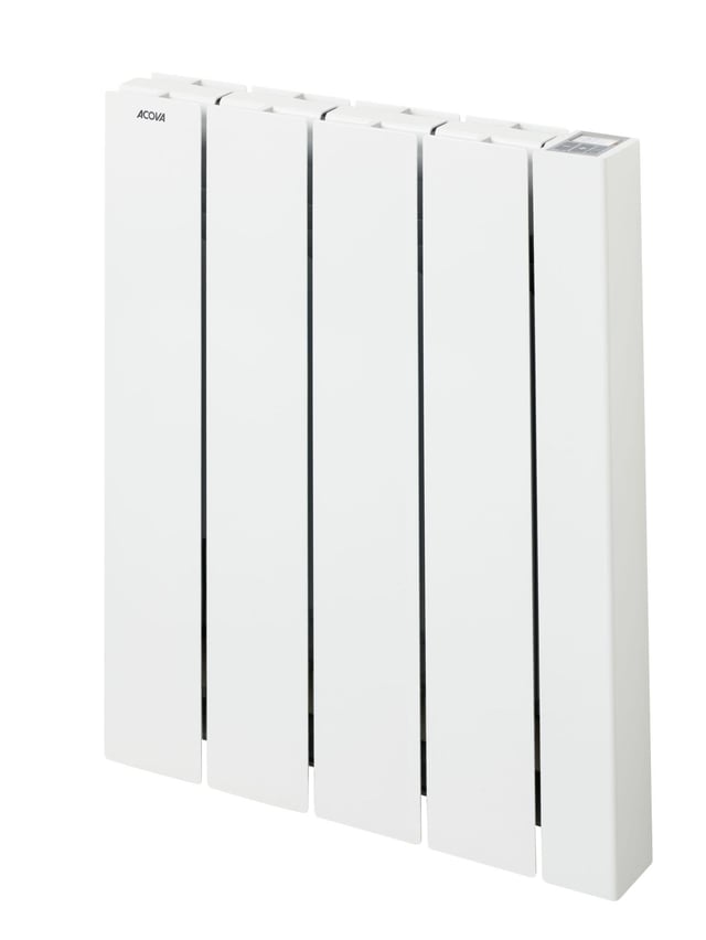 Radiateur électrique connecté à inertie fluide 750W ACOVA Alcantara horizontal