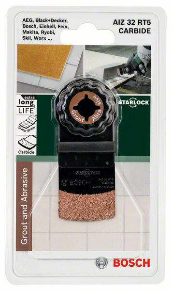 Lame plongeante en carbure pour carrelage BOSCH Starlock 32 mm - 2