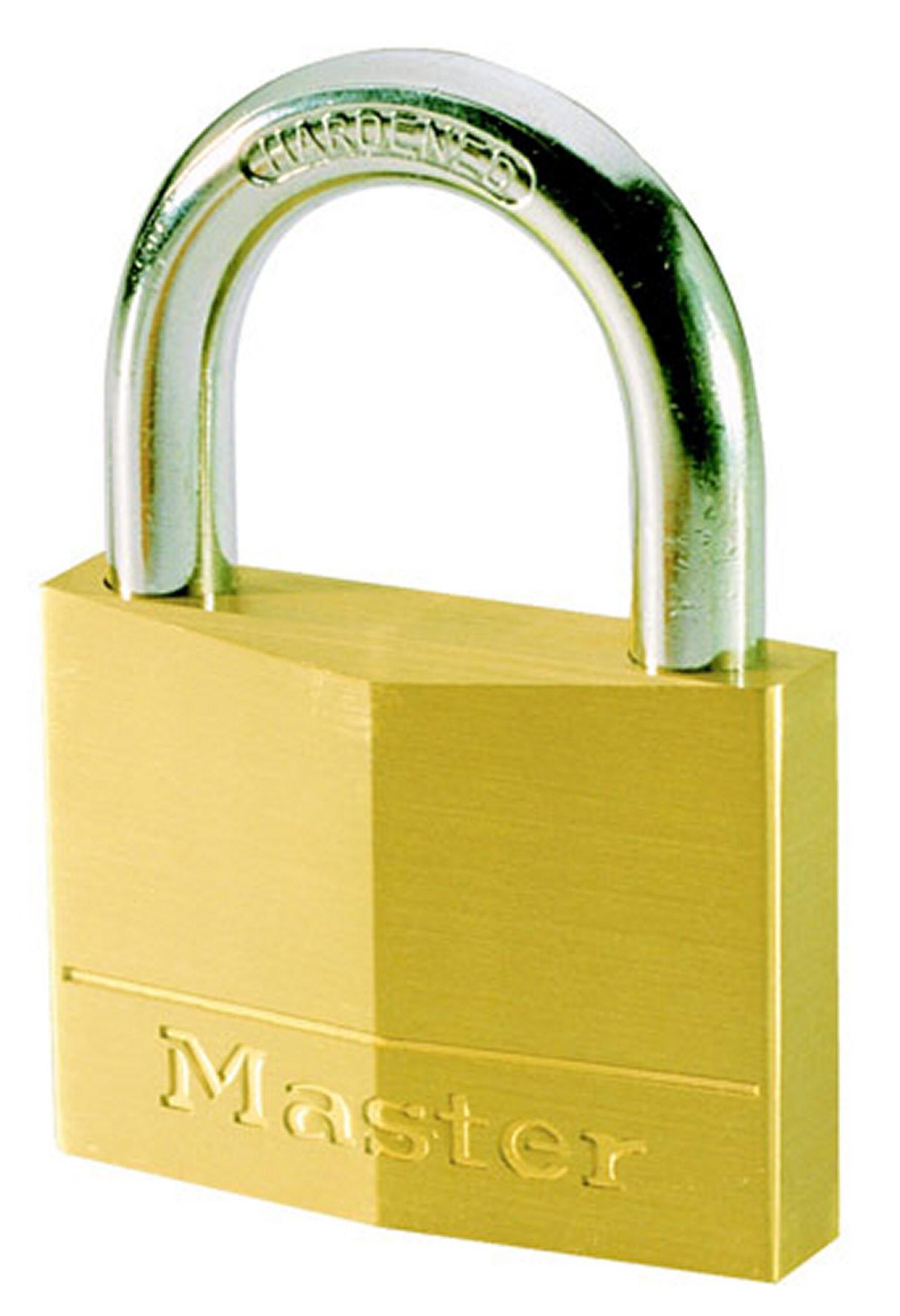 Cadenas avec clé MASTER LOCK laiton, l.70 mm - 4