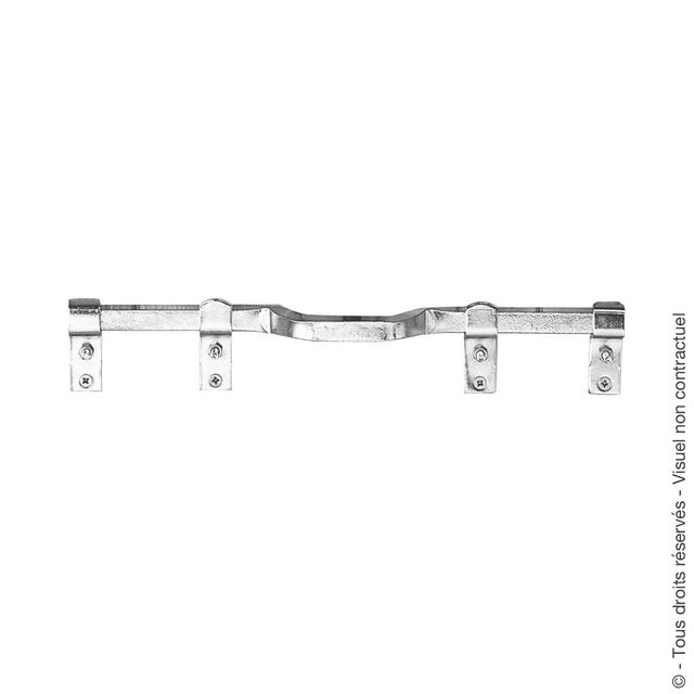 2 Barres De Sécurité Anti-intrusion 41 Cm - Fer Plein - Porte/fenêtre/garage
