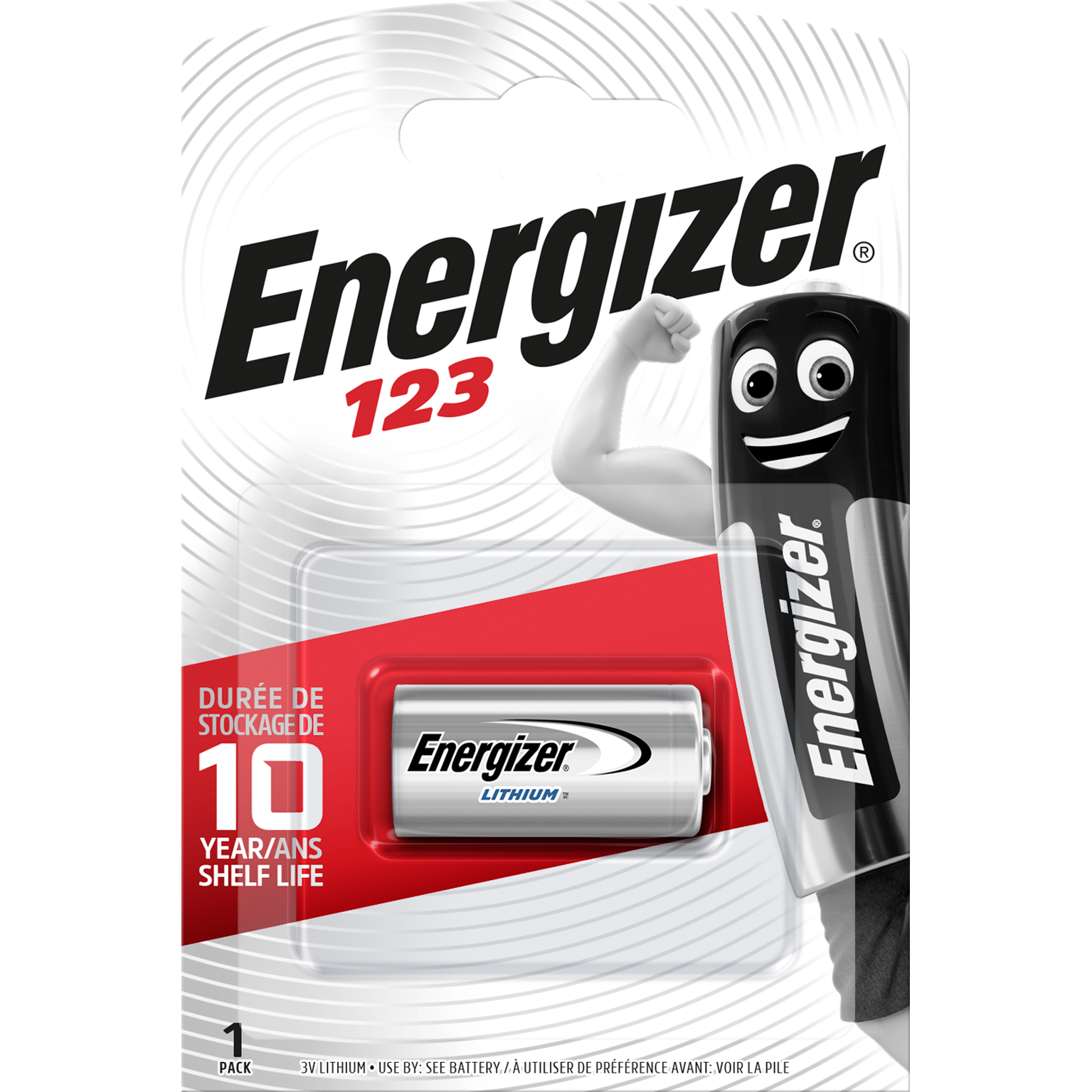 Pila CR123 ENERGIZER Fotocine 1 batteria - 4