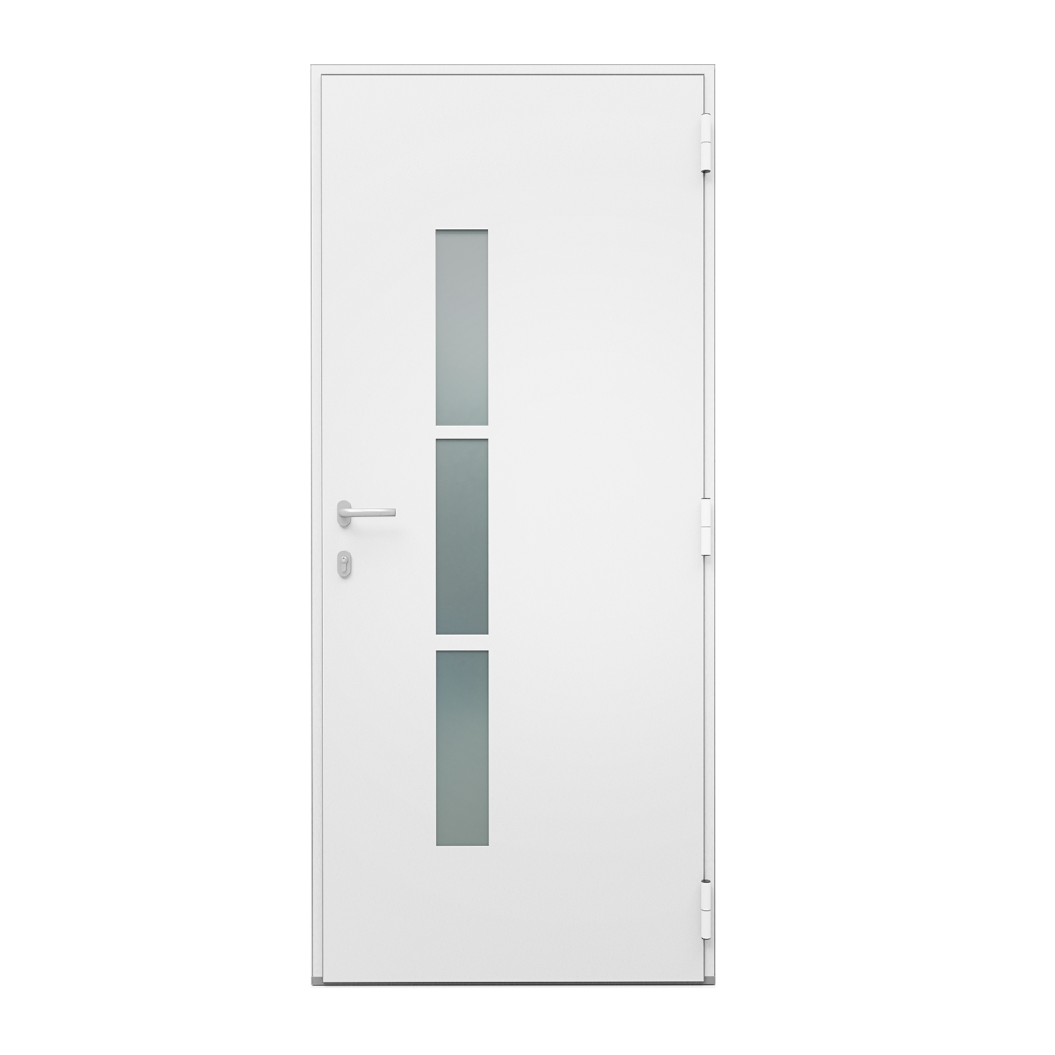 Porte d'entrée Alu Kezia 2 Essentiel H.215 x l.90 cm gris anthr., p. gauche - 4