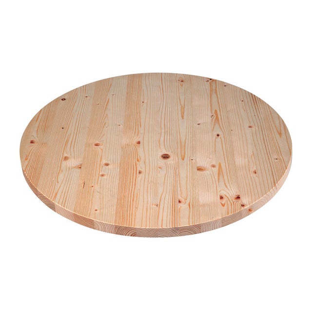 Tavola in abete grezzo 28 mm Ø 600 mm