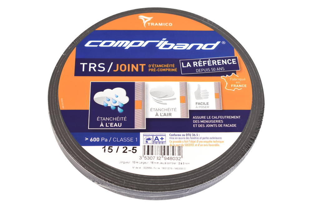 Joint d'étanchéité expansif 15 mm, expansion 2 à 5 mm, 10 ML - 2