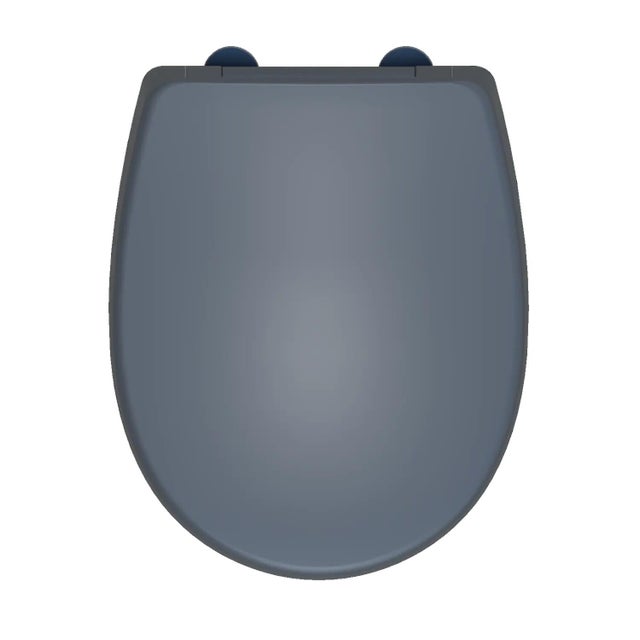 Abattant déclipsable frein de chute plastique thermodur Click & clean anthracite