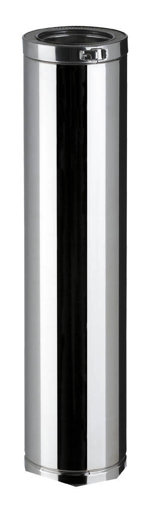 Tuyau pour conduit double paroi POUJOULAT, D150 mm 0.95 m Ep.30 mm