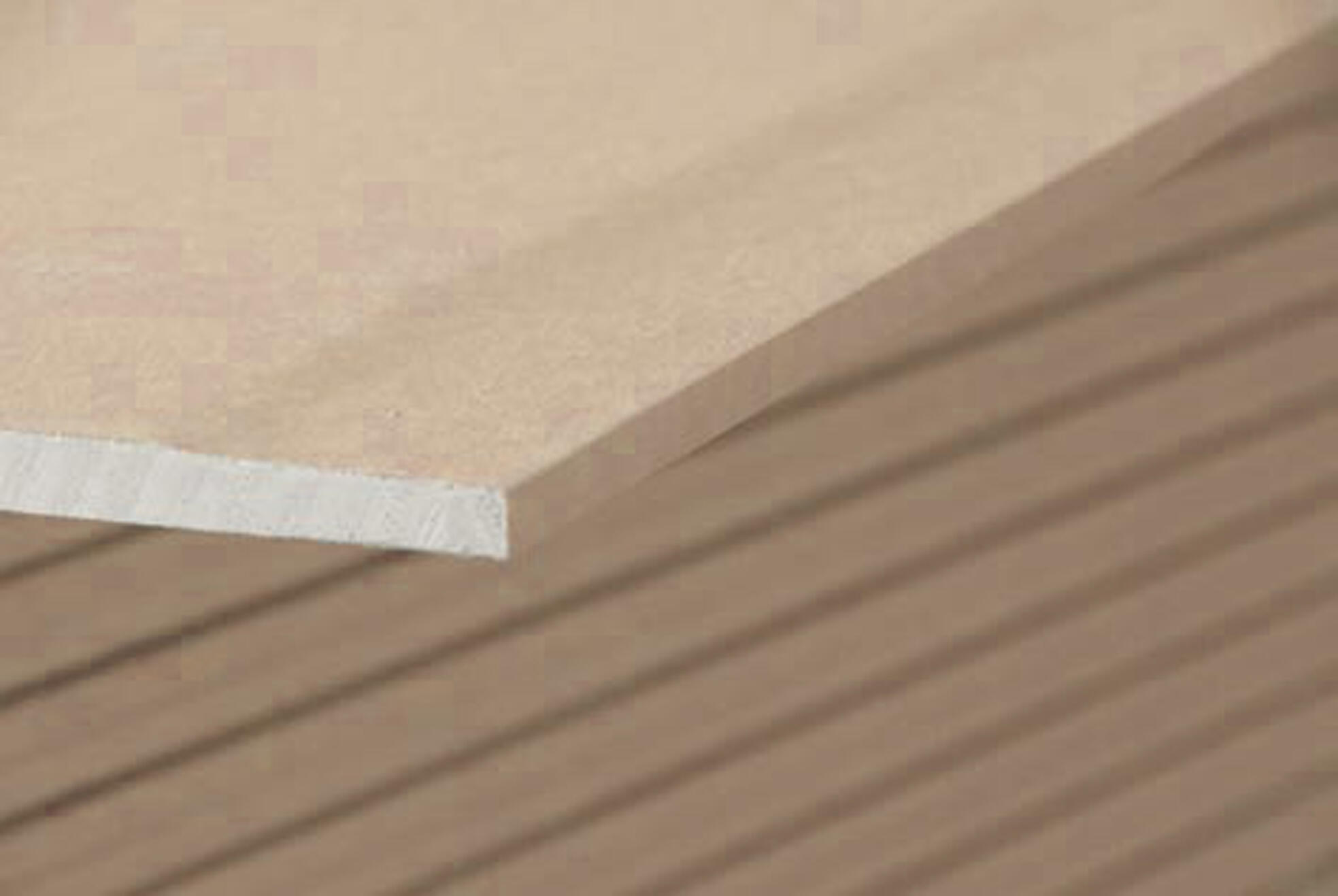 Plaque de plâtre NF BA13 H.250 x l.120 cm, standard RESI