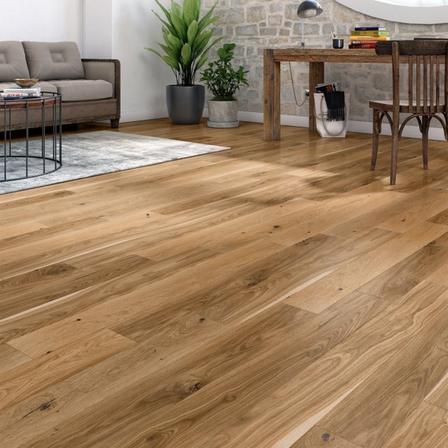 Parquet contrecollé chêne blond campagne huilé M BARLINEK, l.13 cm