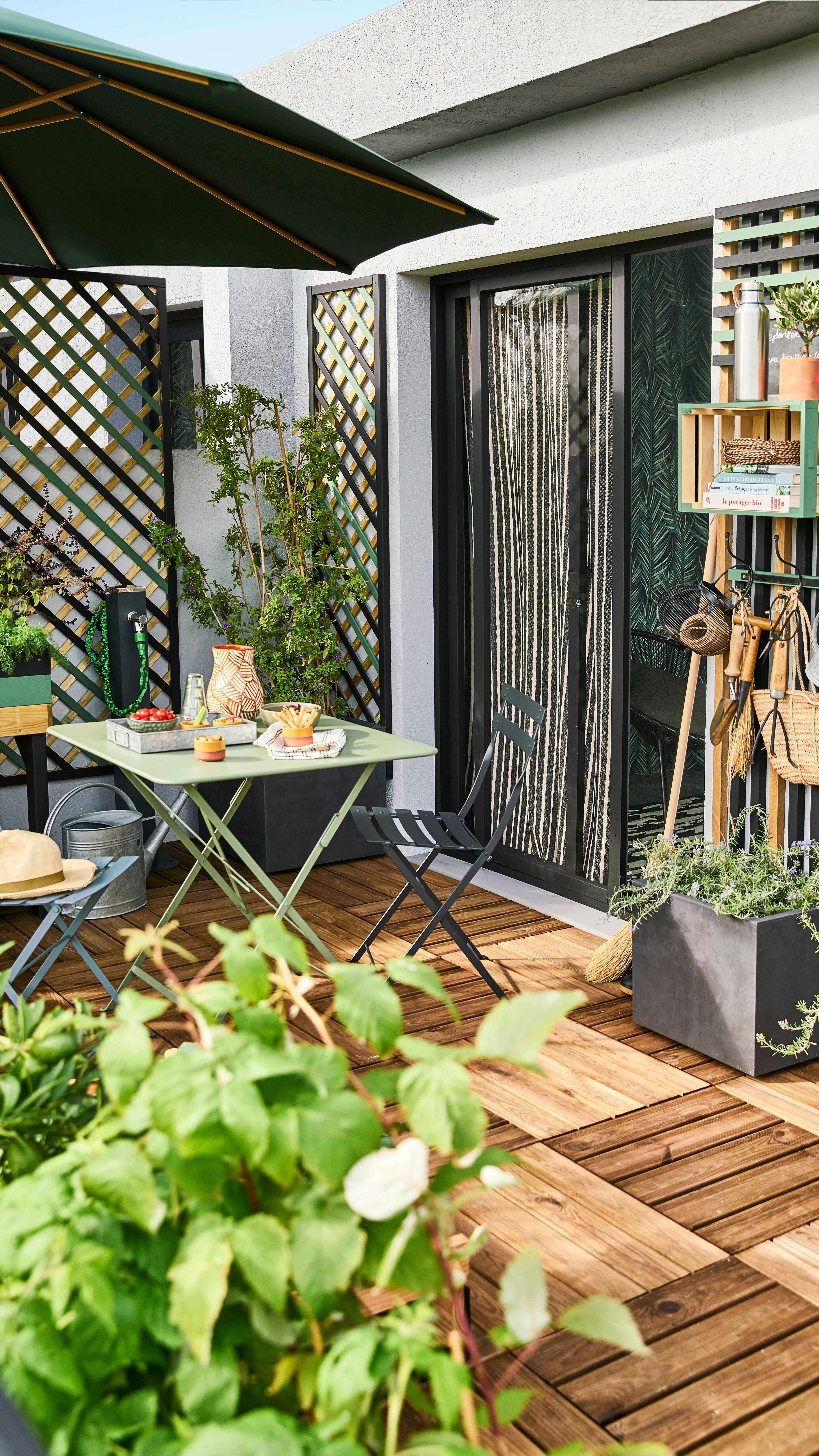 Chaise de jardin FERMOB Bistro en acier noir - 2