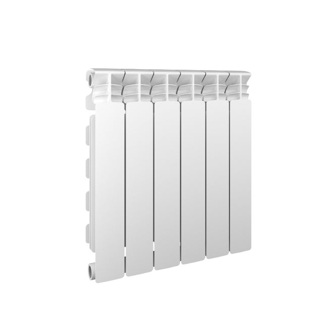 Radiateur eau chaude 660W, l.48xH.55.6 cm Alurad EQUATION horizontal blanc