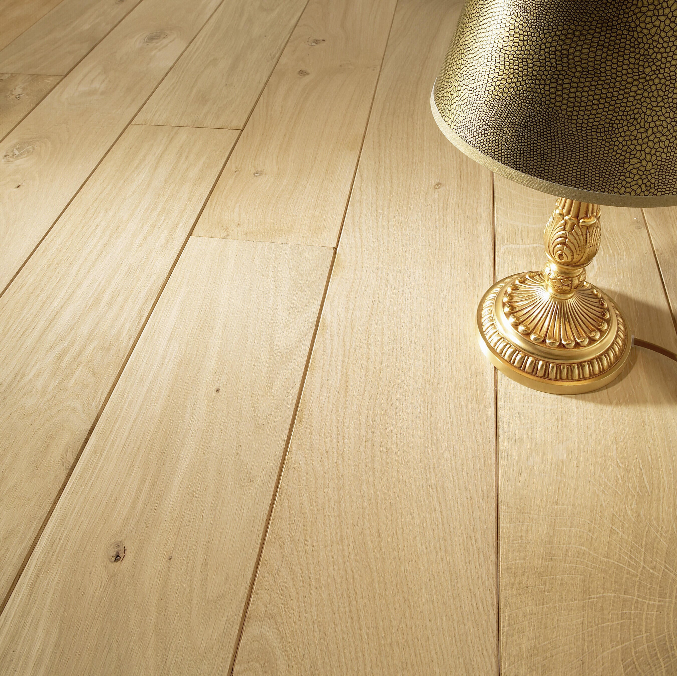 Plancher chêne massif noueux L.200 x l.14 cm, Ep.21 mm - 0.84m² - 5