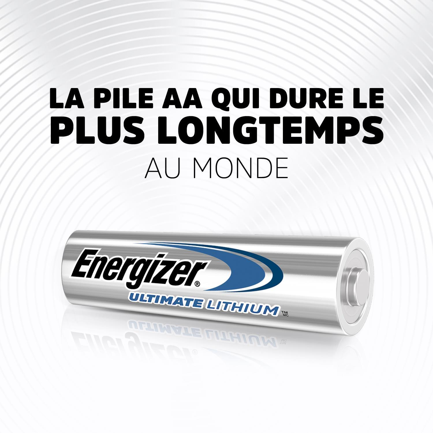Lot de 4 piles LR06 AA, ENERGIZER - 2