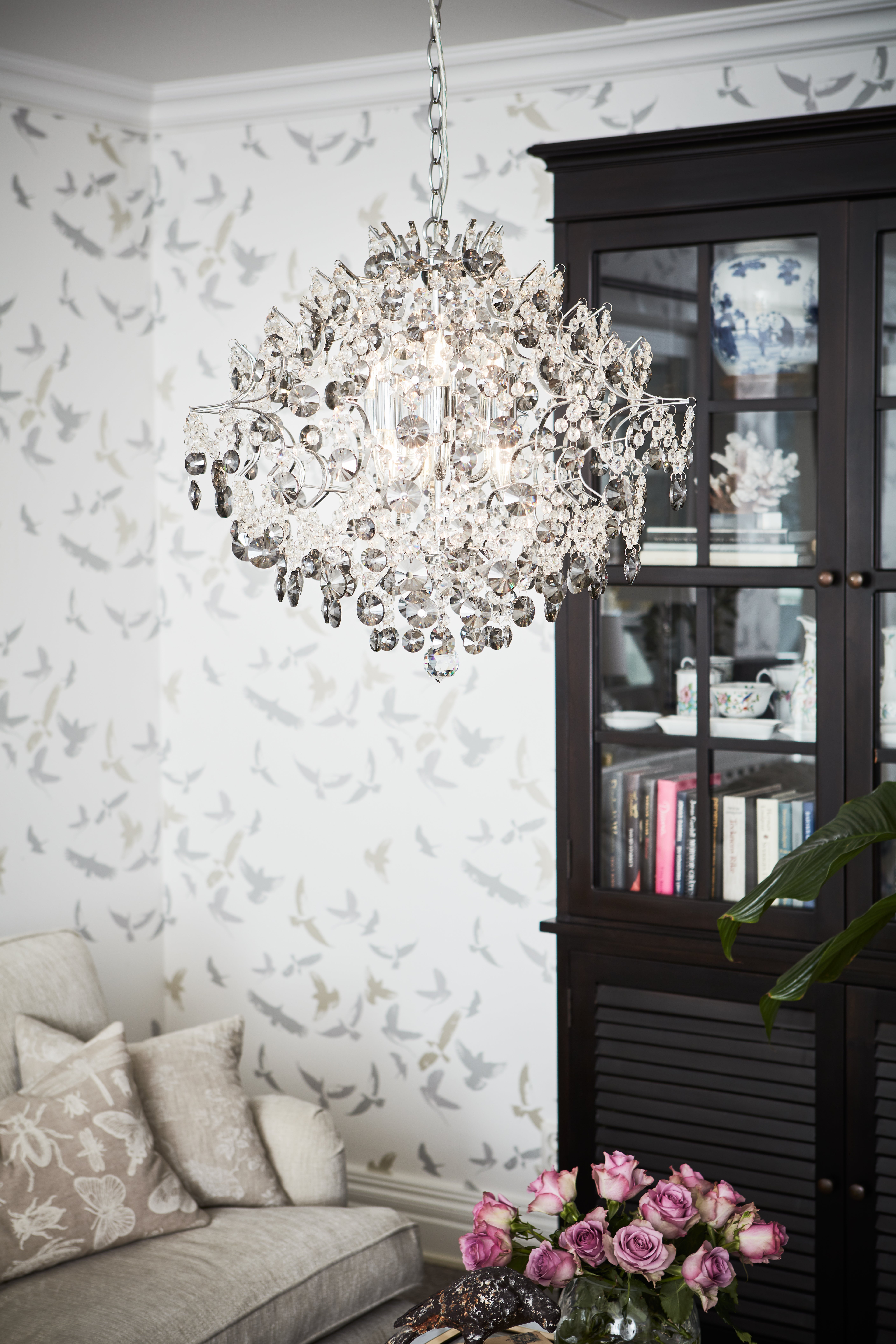 Żyrandol Hidden Gem z kryształami 6 x E14 Markslojd - 4