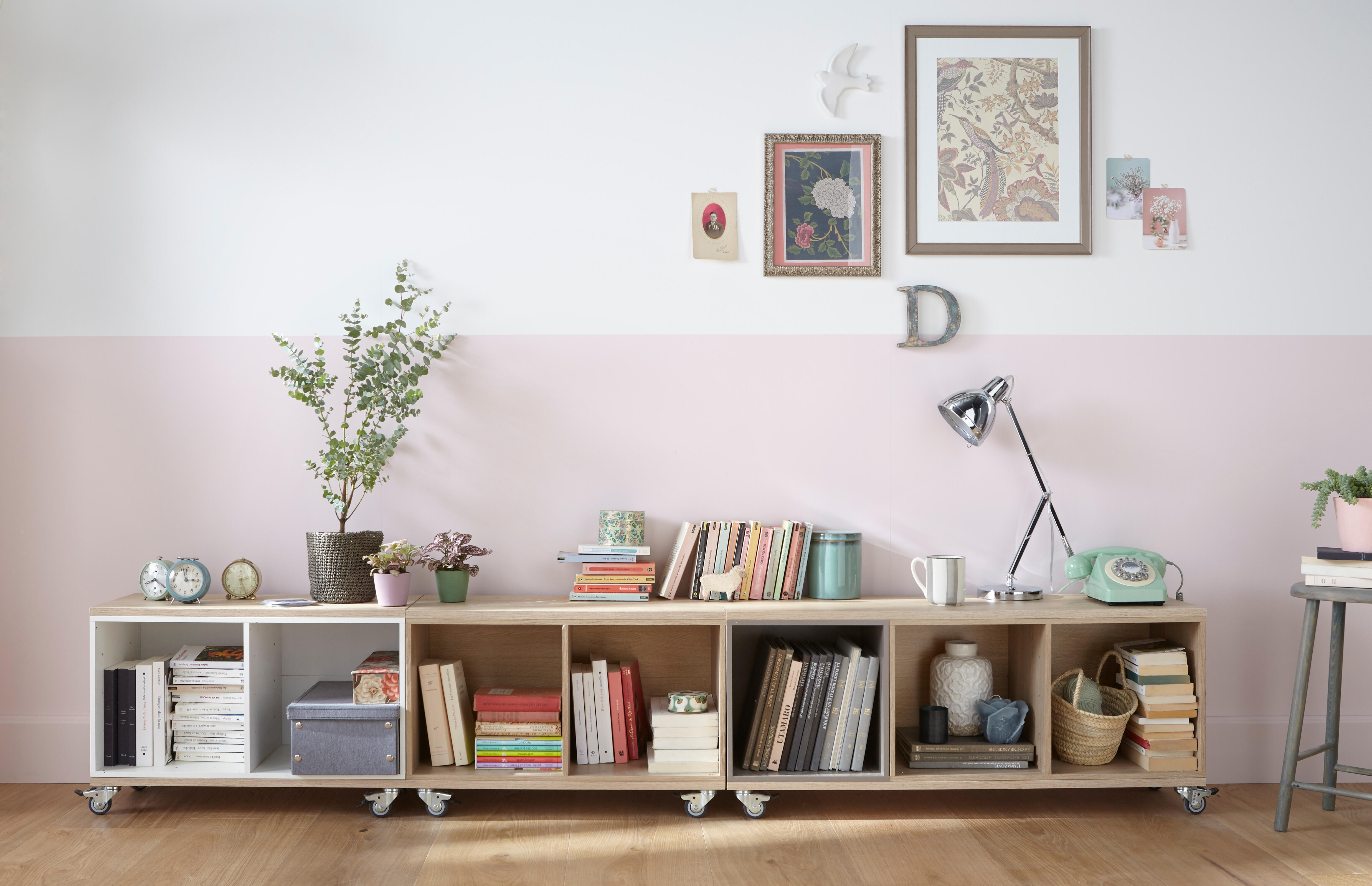 Tablette aggloméré mélaminé chêne naturel, L.250 x l.50 cm x Ep.18 mm - 8