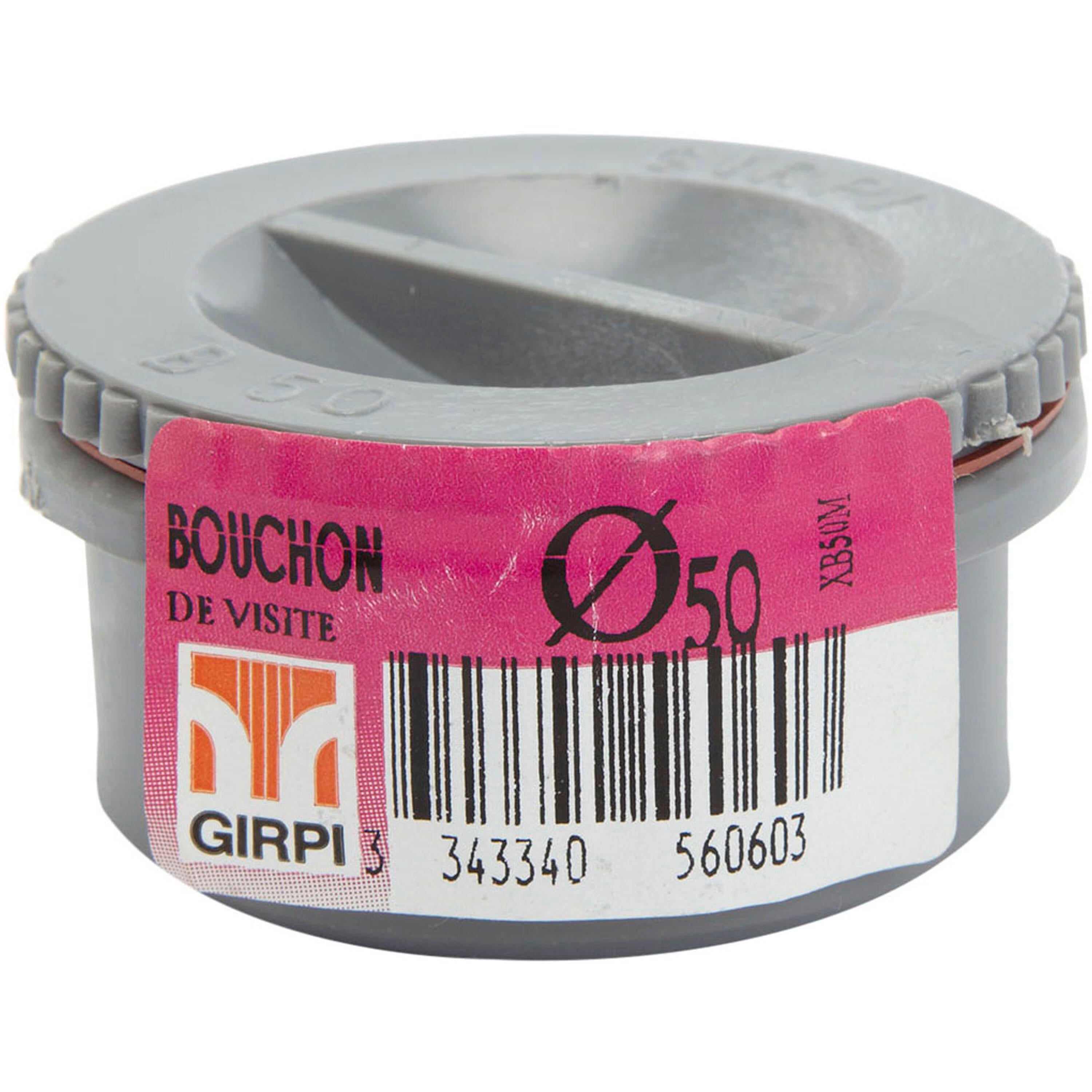 Bouchon en pvc à coller, mâle, D.50 - 3