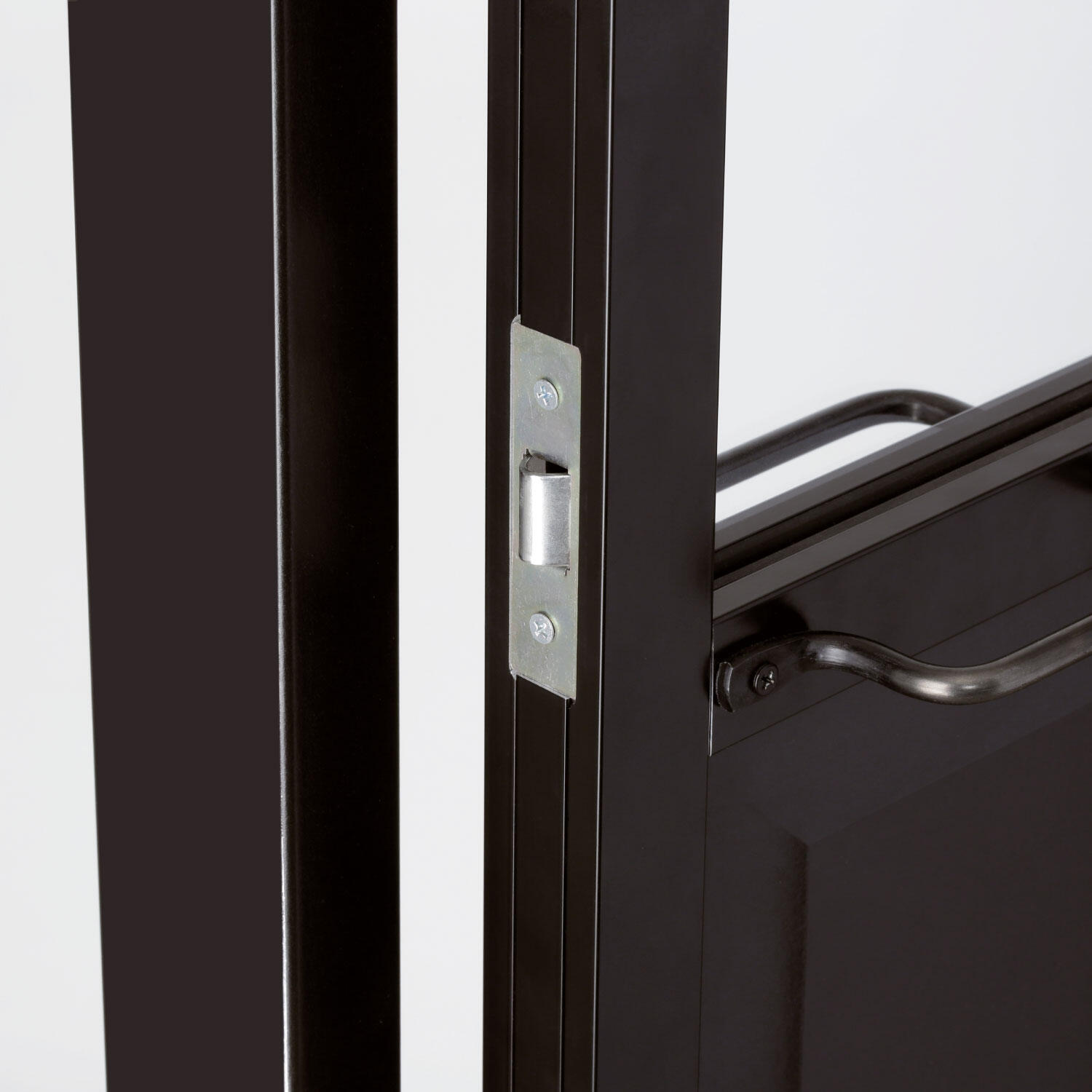 Bloc-porte vitré Atelier noir H.204 x l.83 cm, poussant gauche - 6