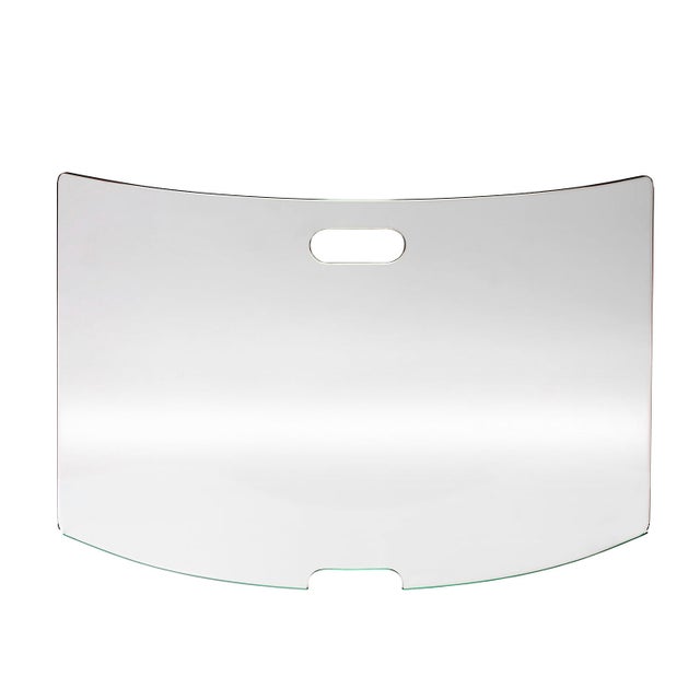 Pare-feu pour cheminée 1 volet LE MARQUIER verre ongui l65xh45 cm verre trempé