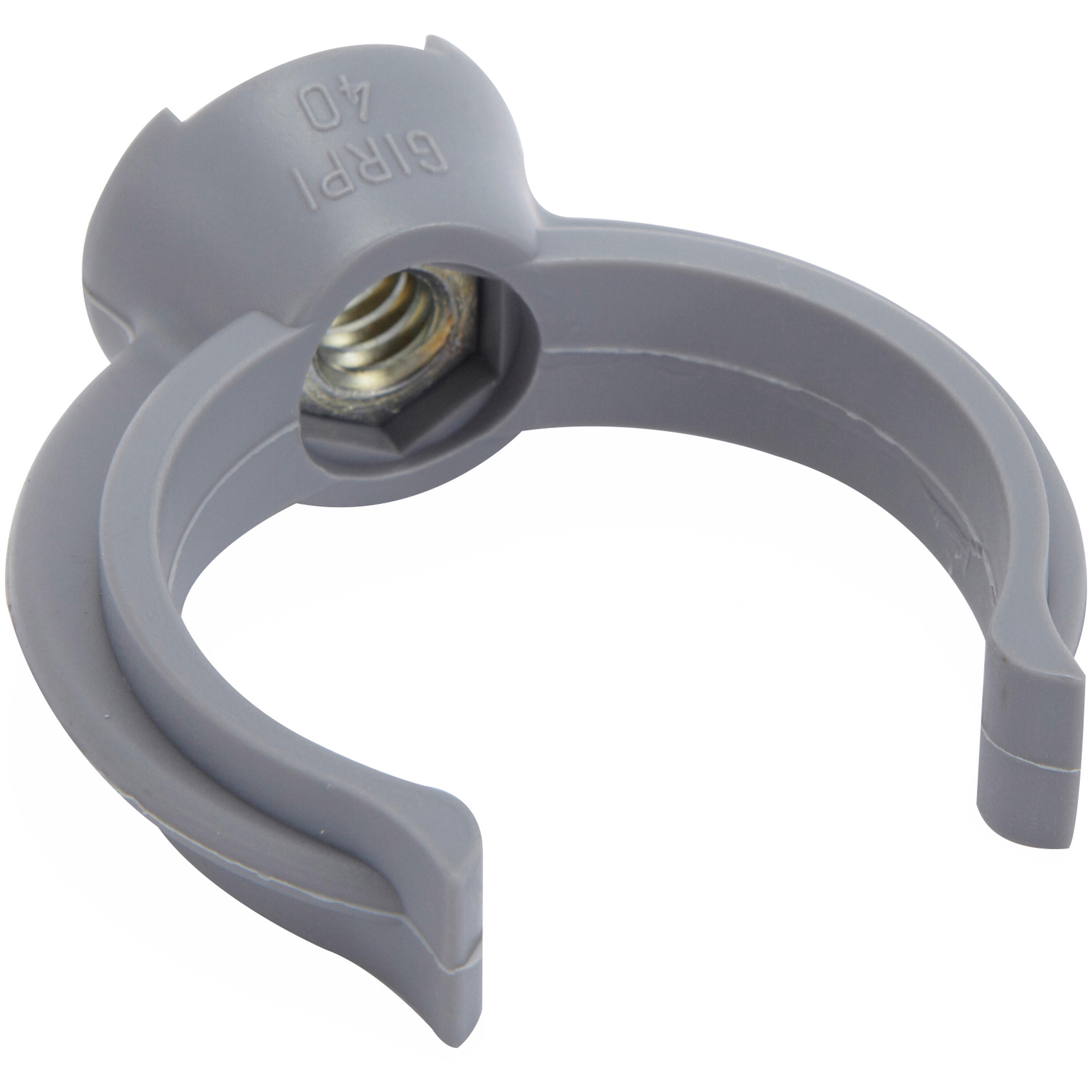 Lot de 5 colliers lyres en pvc à emboîtage, femelle, D.40 - 3