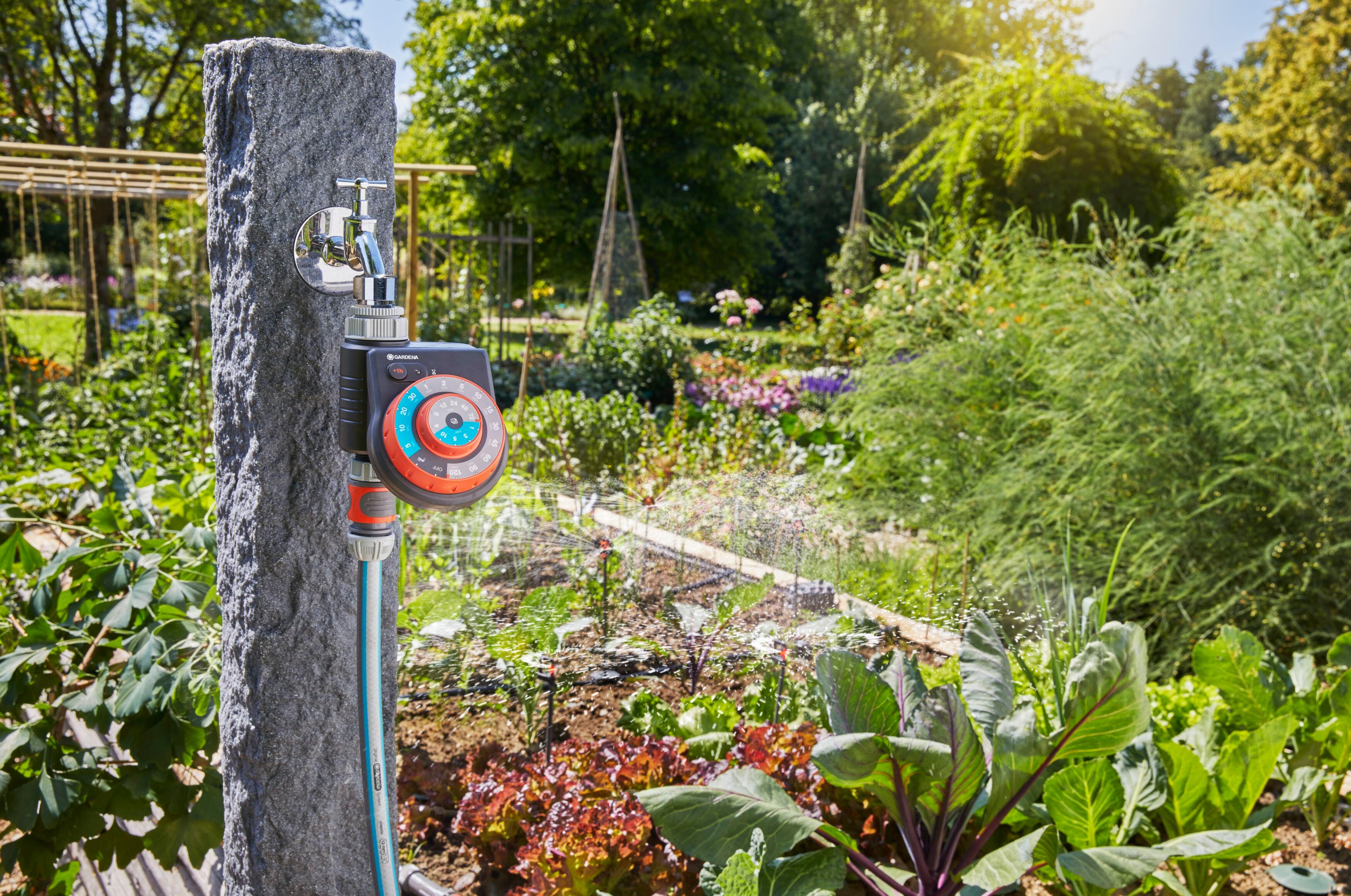 Programador de torneira GARDENA EASYPLUS 1 VIA - 2