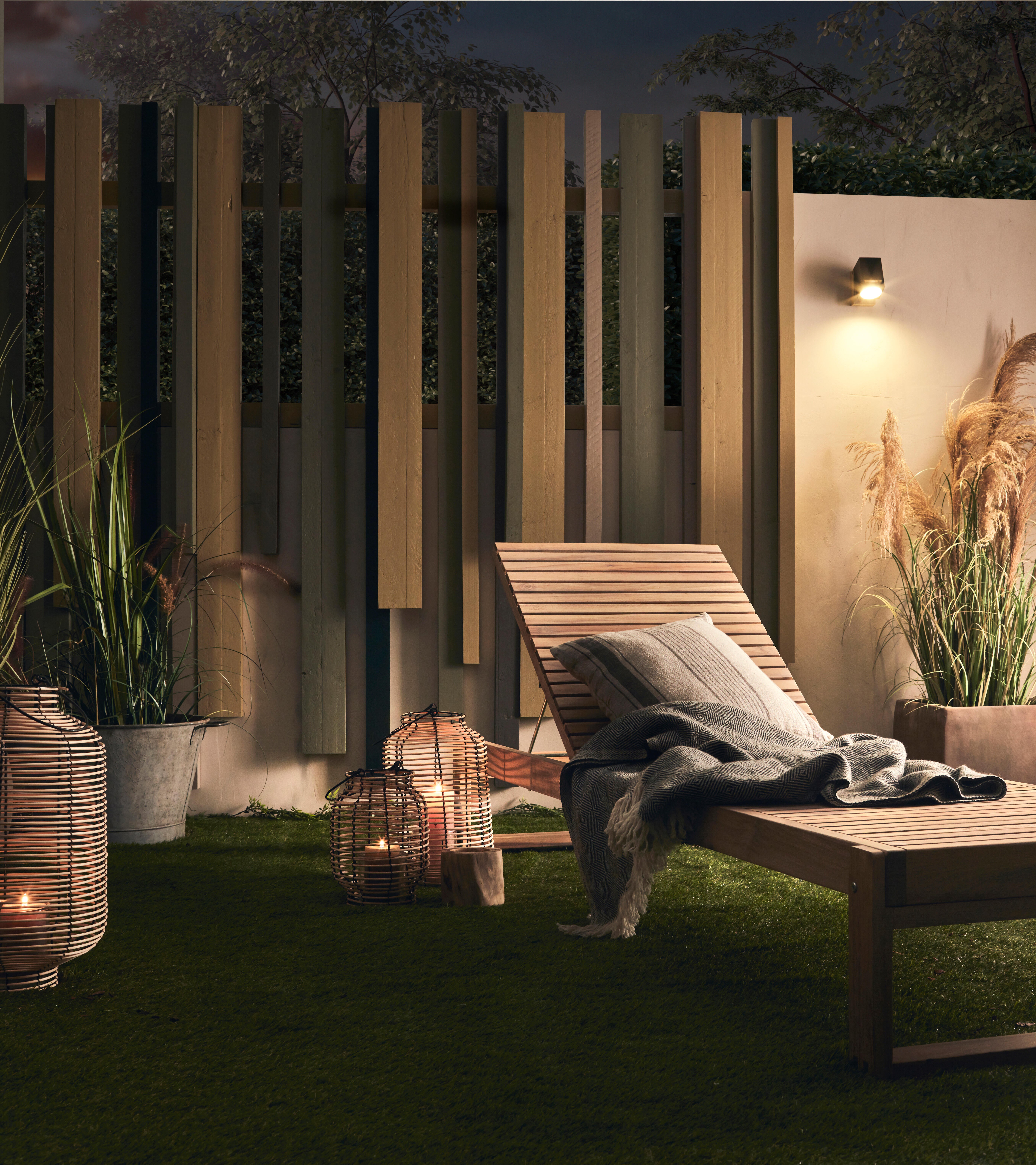 Lanterne Pili lanterne rotin, naturel H.46 x l.30 cm - 6