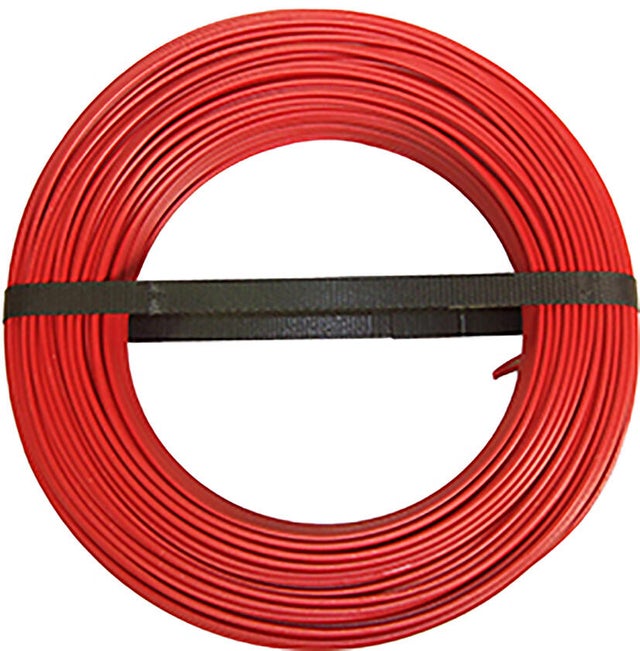 Fil électrique HO7VU 1.5 mm² rouge 100 m - MIGUELEZ SL