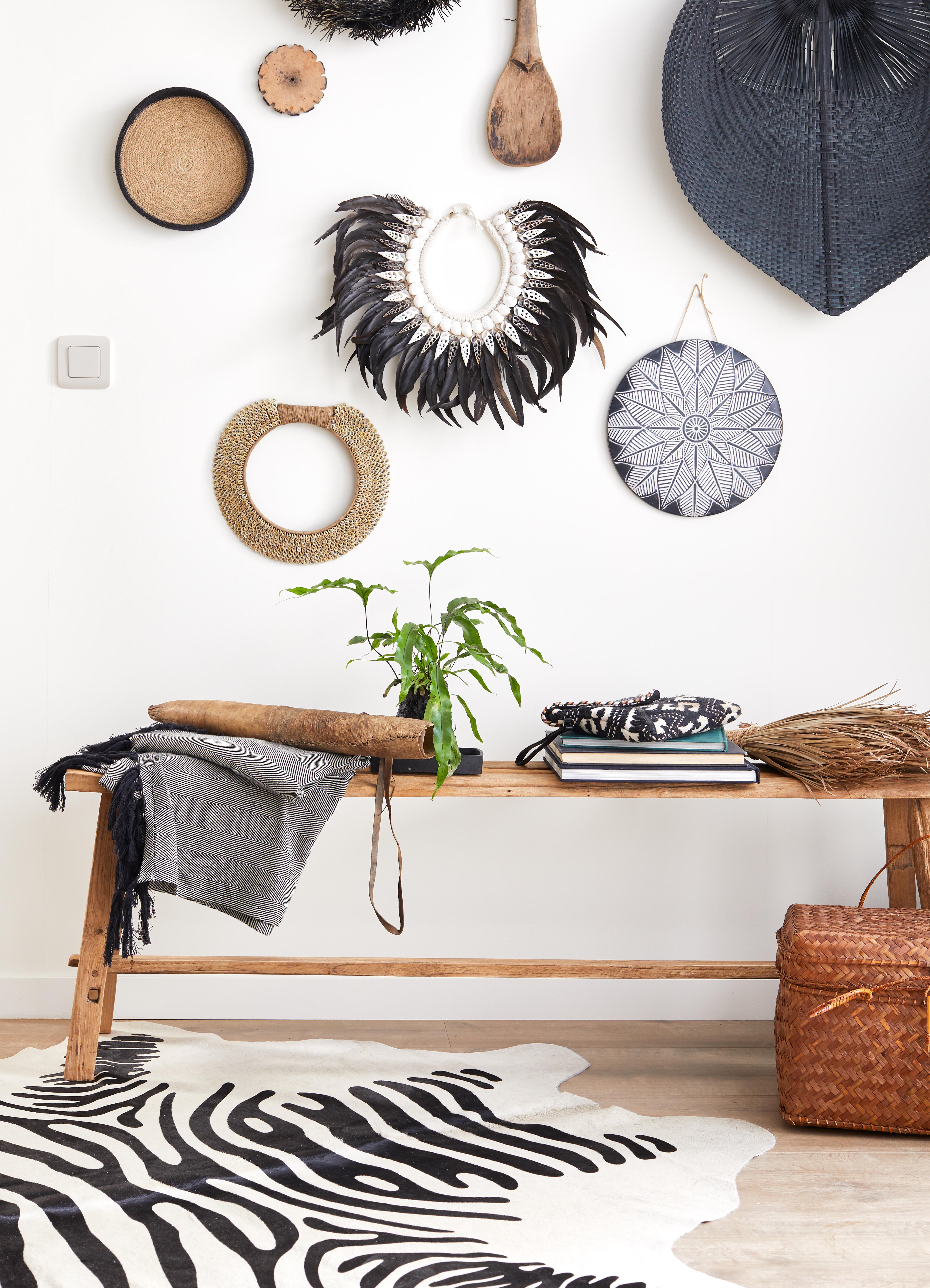 Tapis peau de vache ivoire sur-mesure, l.200 x L.200 cm Imprimée zèbre - 6