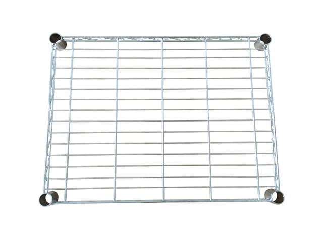 Ripiano diritto per scaffalatura Spaceo Chrome Style+ L 60 x H 45 x P 4 cm cromato