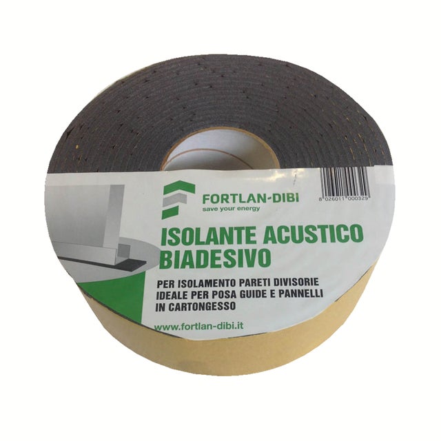 Isolante acustico FORTLAN Biadesivo 0.16 x 0.16 m, Sp 3 mm