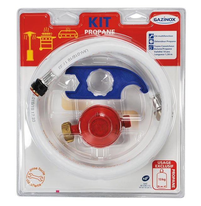 Set d'accessoires pour bonbonne de gaz pour gaz propane