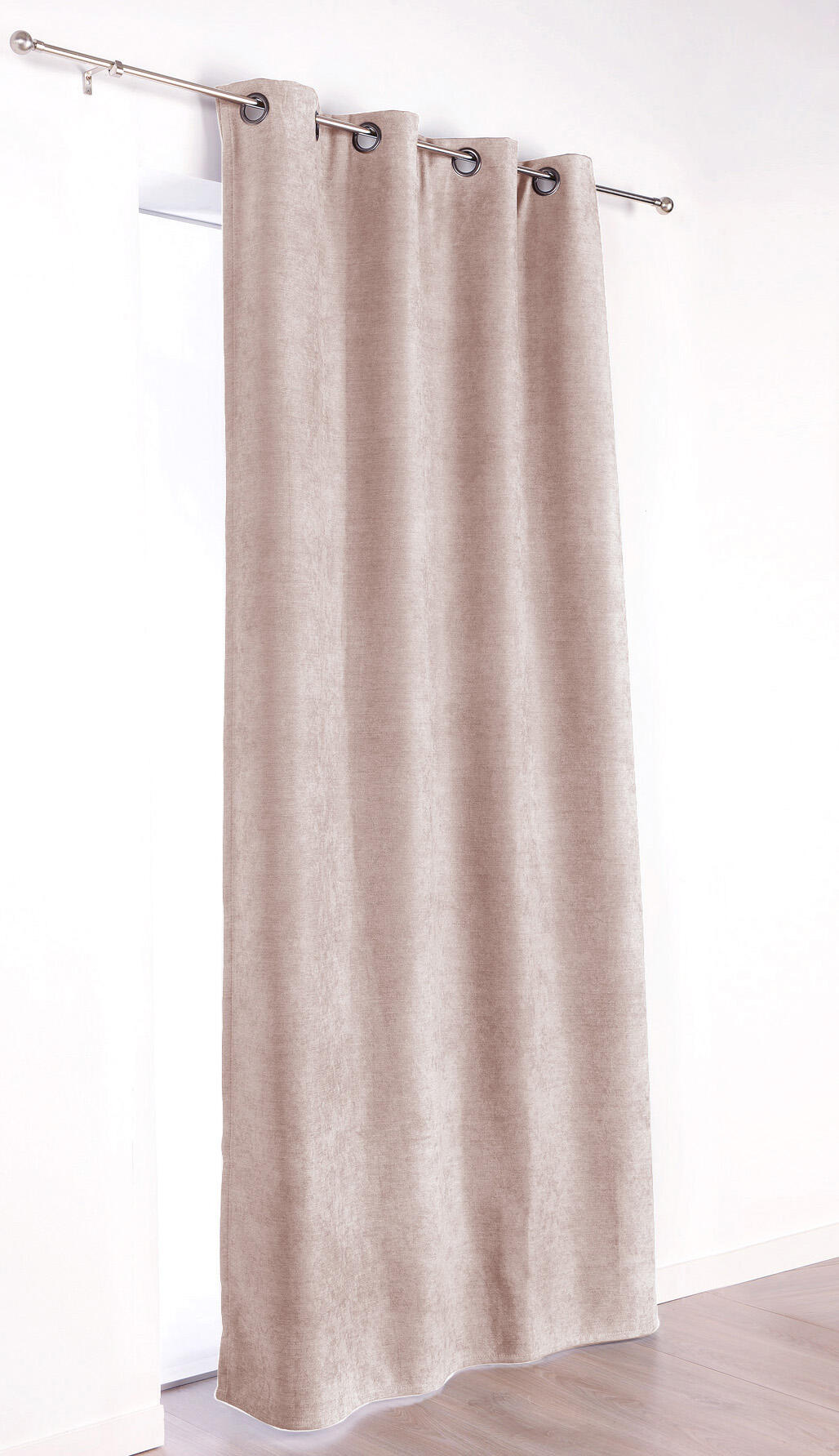 Rideau occultant thermique, Alaska, beige H.260 x l.140 cm - 3