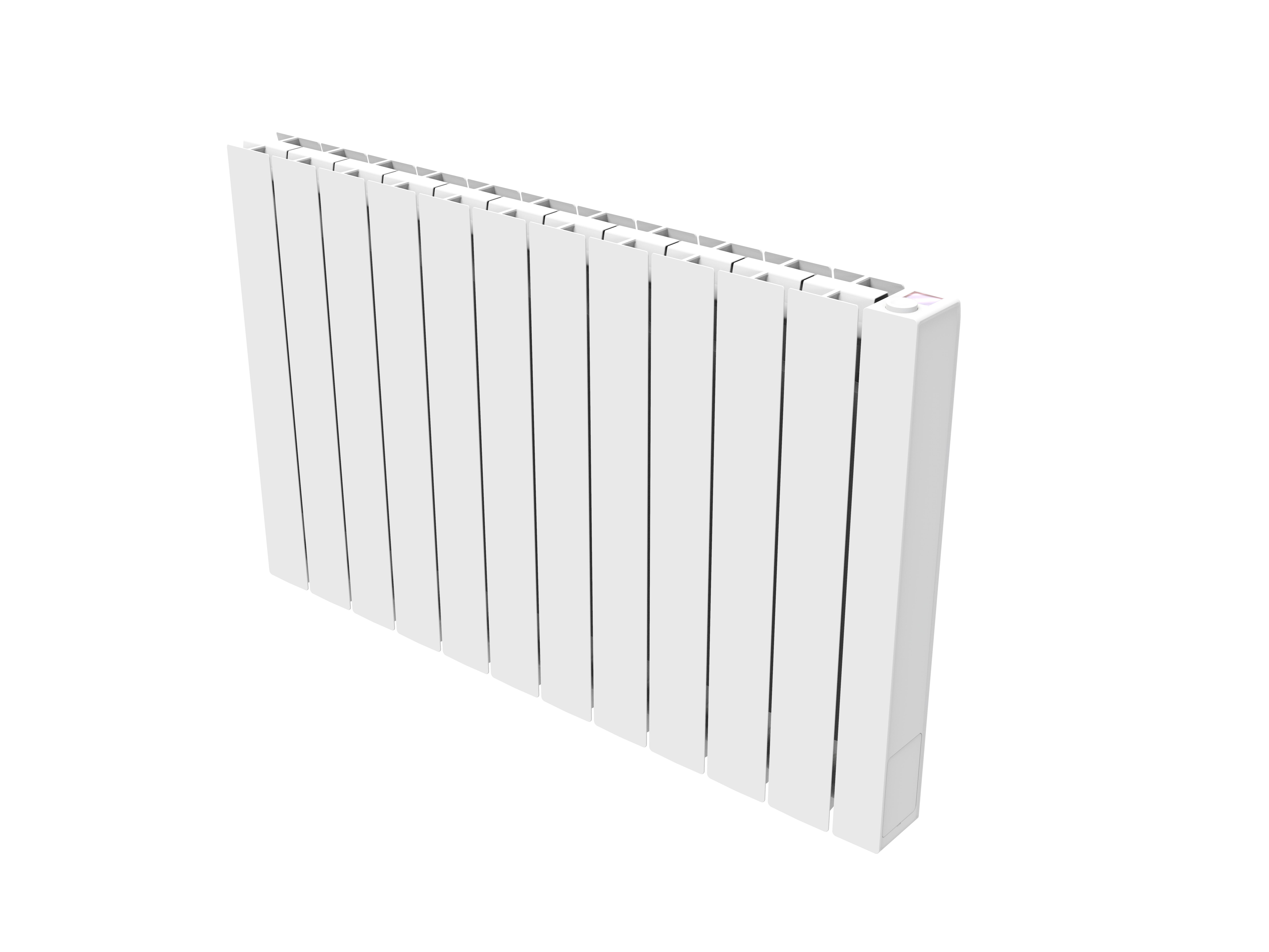 Radiateur électrique à inertie fluide 1800 W EQUATION Luz horizontal blanc - 5
