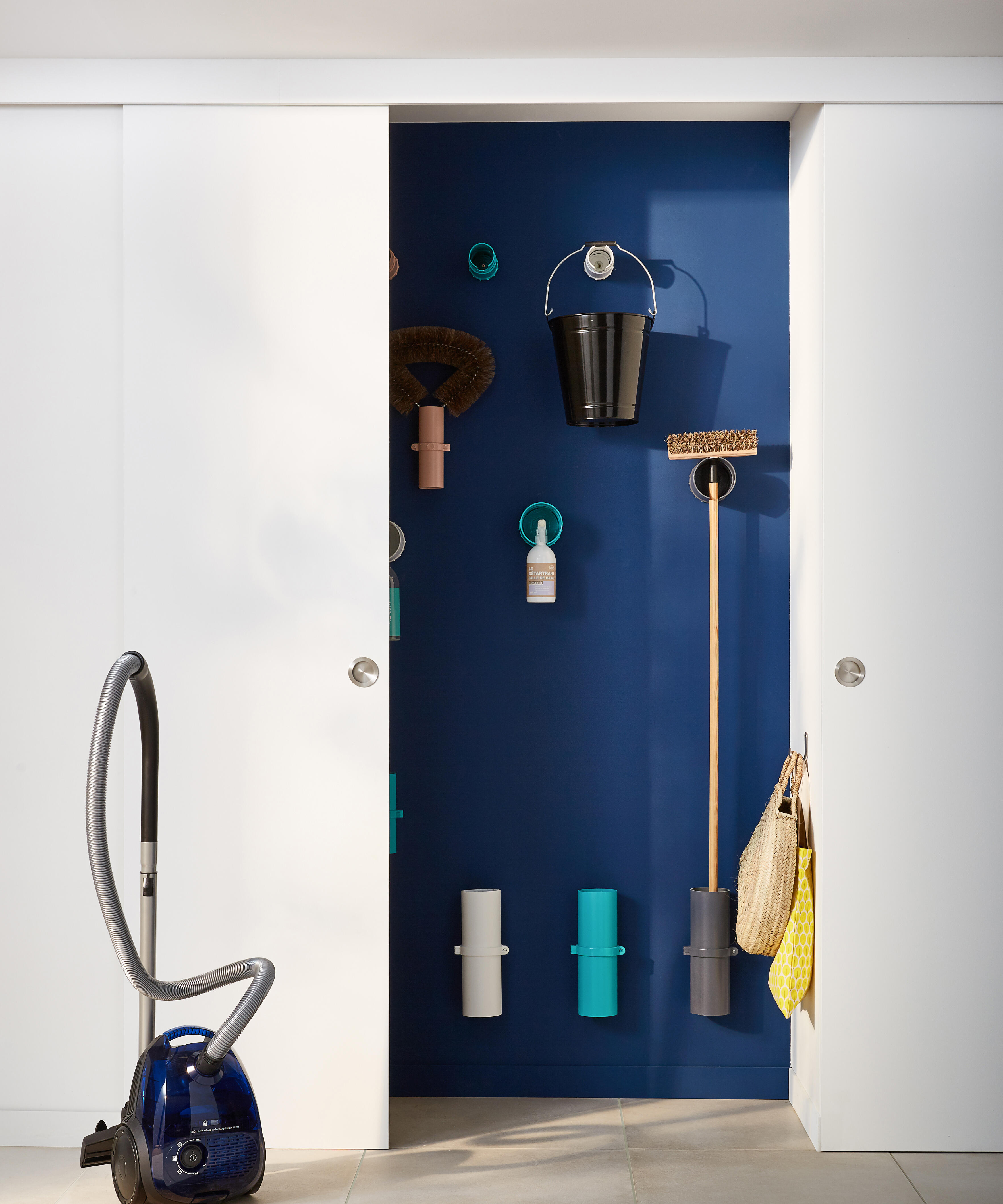 Ensemble seau  + pelle + balai noir & bois LE MARQUIER - 5
