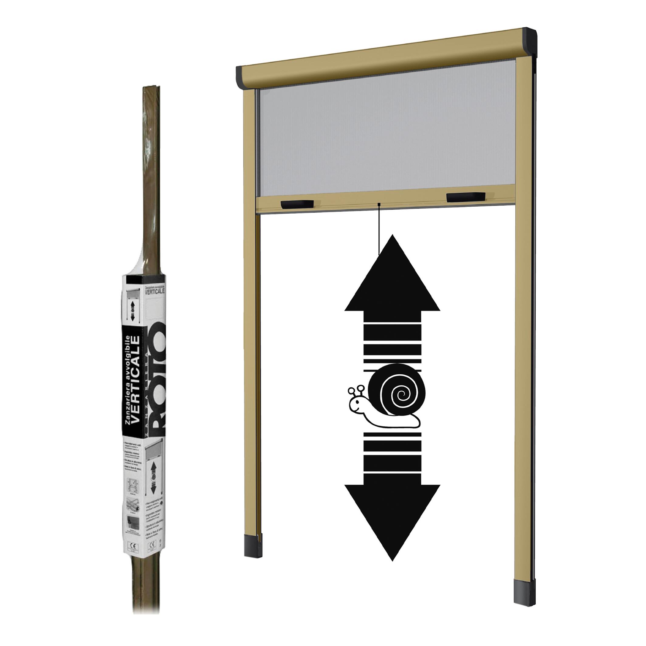 Zanzariera avvolgibile MEDAL Roto per finestra L 160 x H 170 cm bronzo - 4