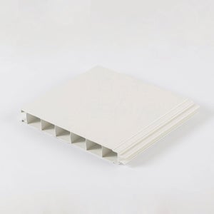 Lame pvc à emboîter Clea pleine blanc, L.150 x H.20 cm x Ep.2.4 mm