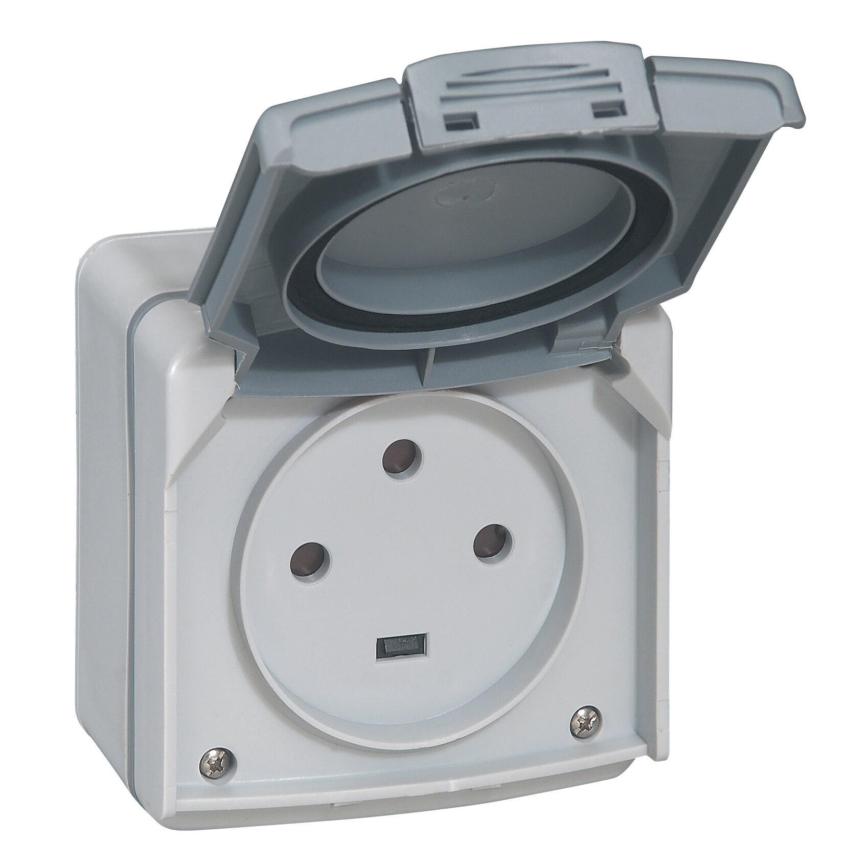 Legrand PL-MBL 2X2P+T AUT VER GRIS - El Corte Eléctrico