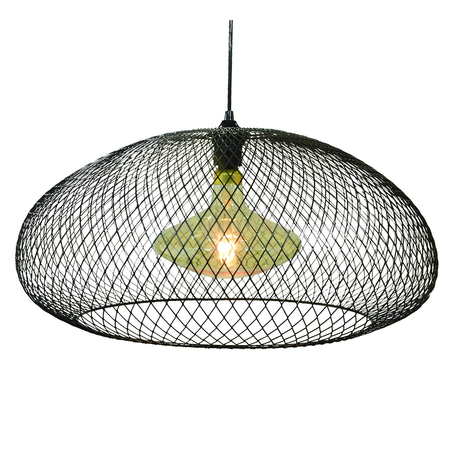 Suspension Norline acier, noir, Diam.54 cm, E27 - 3