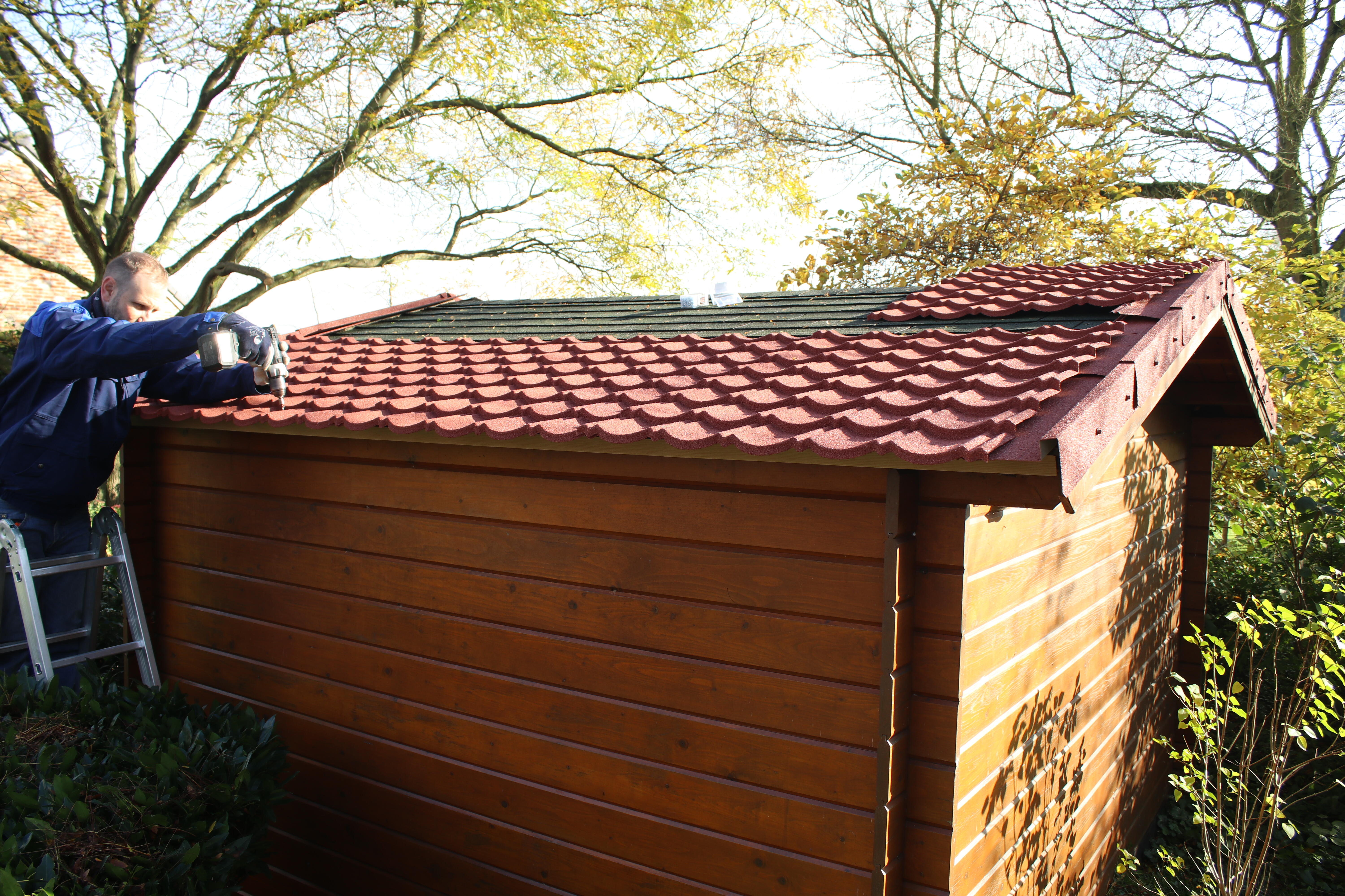 Plaque de toiture EASY TUILE acier rouge 0.86 x 1.14m STANDARD - 7