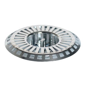 DyniLao Tappo Per Scarico Lavello Quadrato In Acciaio Inox Con Filtro Anti-Blocco, Diametro 42-53 Mm, Per Cucina E Bagno